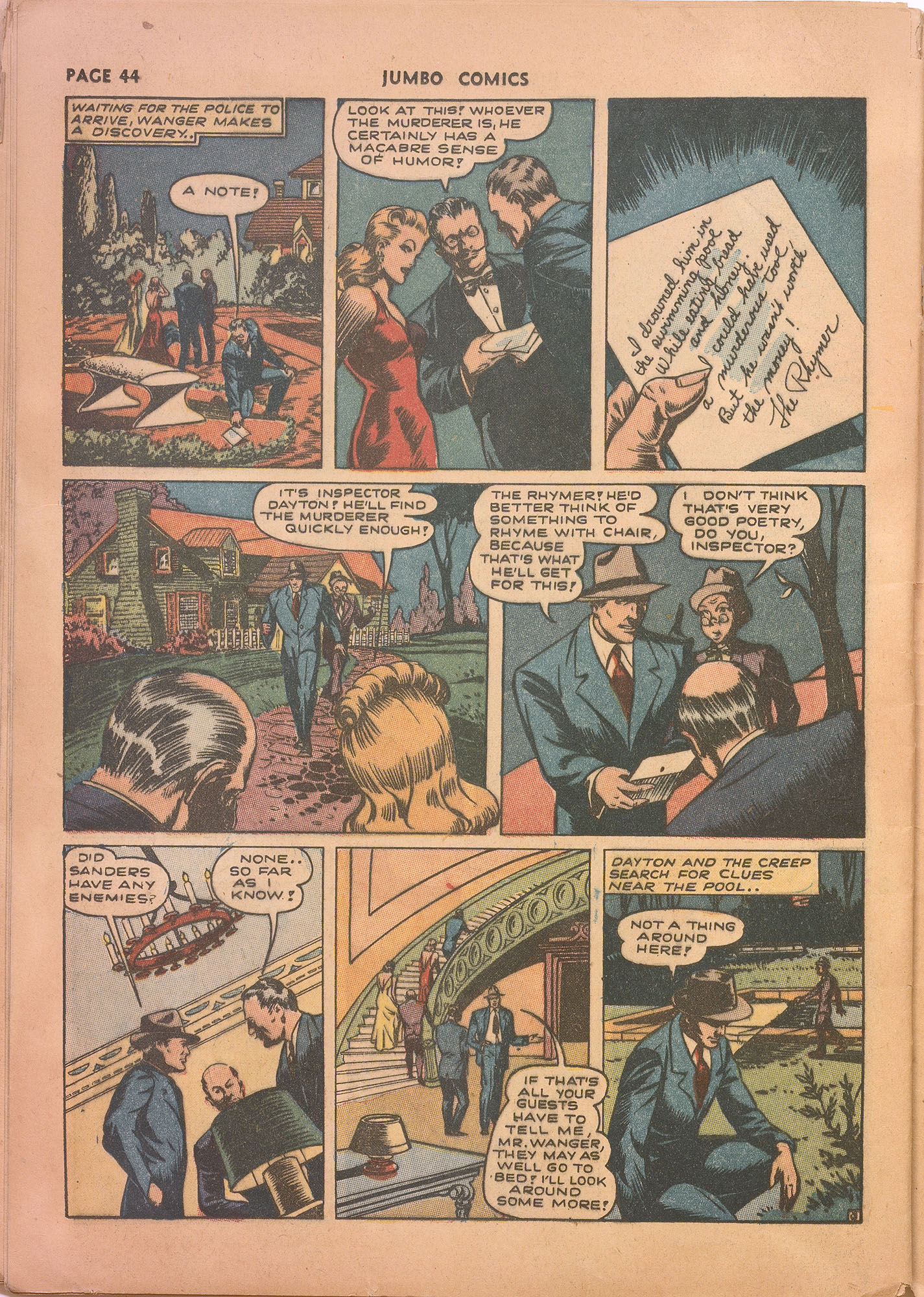 Read online Jumbo Comics comic -  Issue #46 - 46