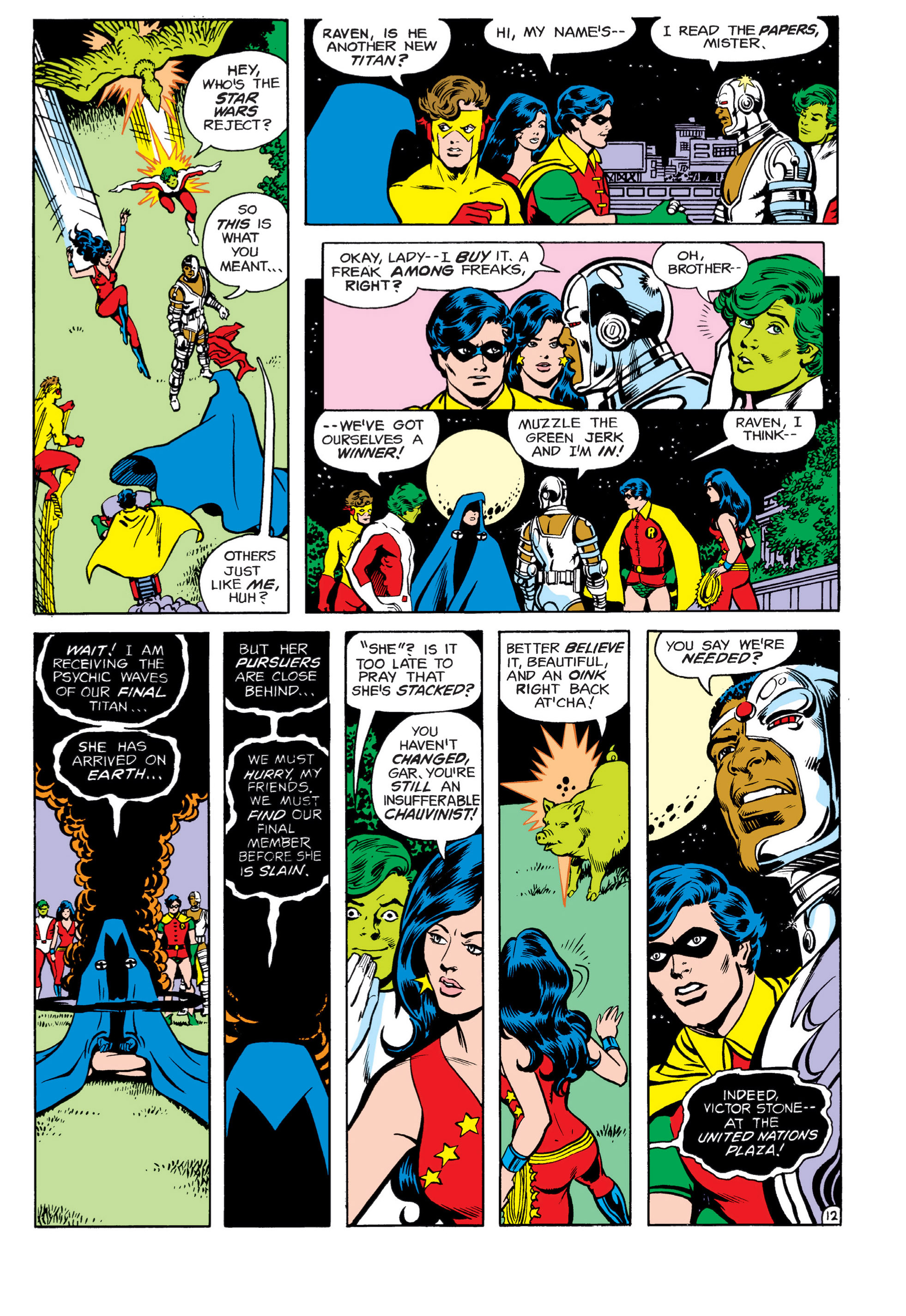 Read online The New Teen Titans (1980) comic -  Issue #1 - 12