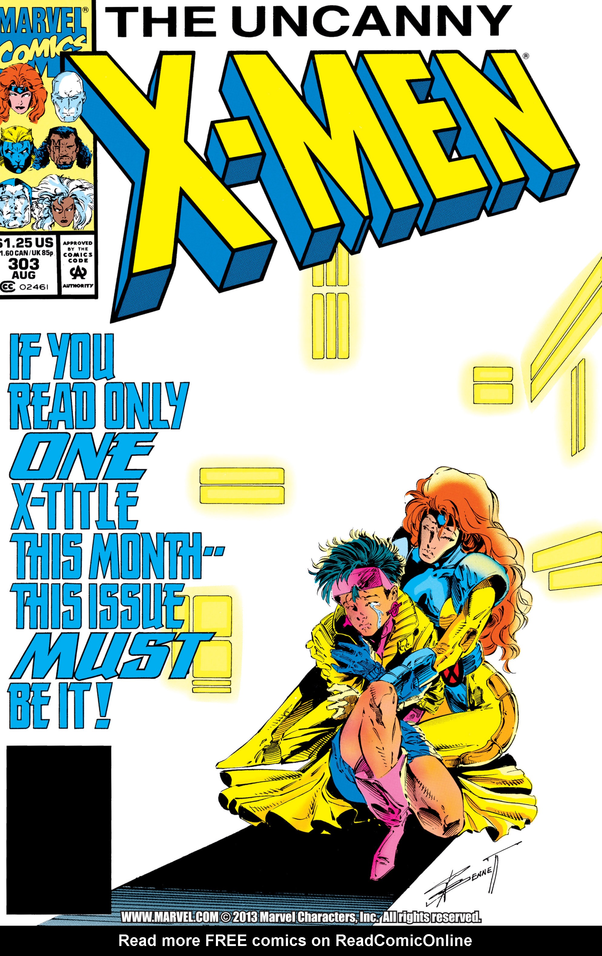 Read online Uncanny X-Men (1963) comic -  Issue #303 - 1