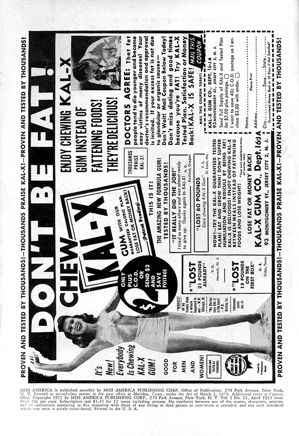 Read online Miss America comic -  Issue #51 - 2