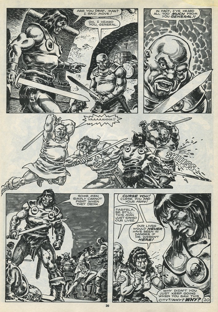 Read online The Savage Sword Of Conan comic -  Issue #173 - 22