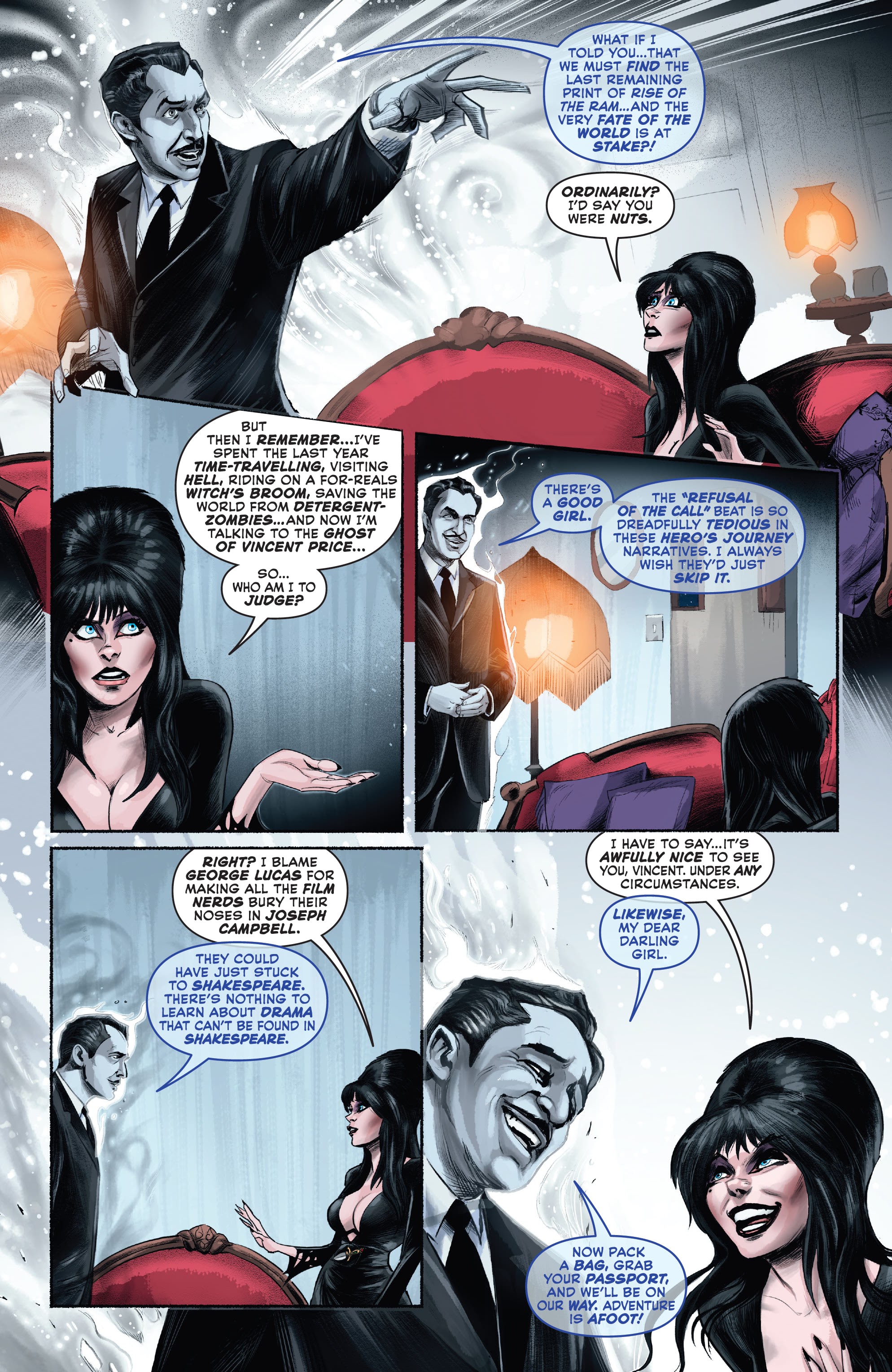 Read online Elvira Meets Vincent Price comic -  Issue #1 - 20