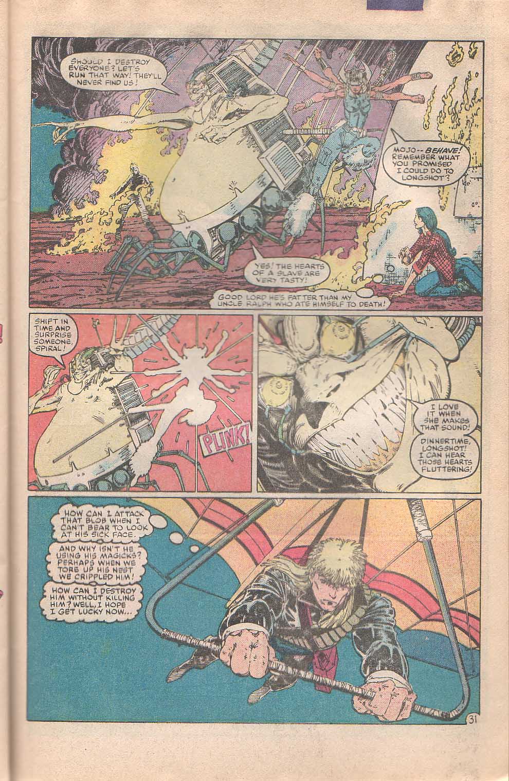Read online Longshot (1985) comic -  Issue #6 - 32