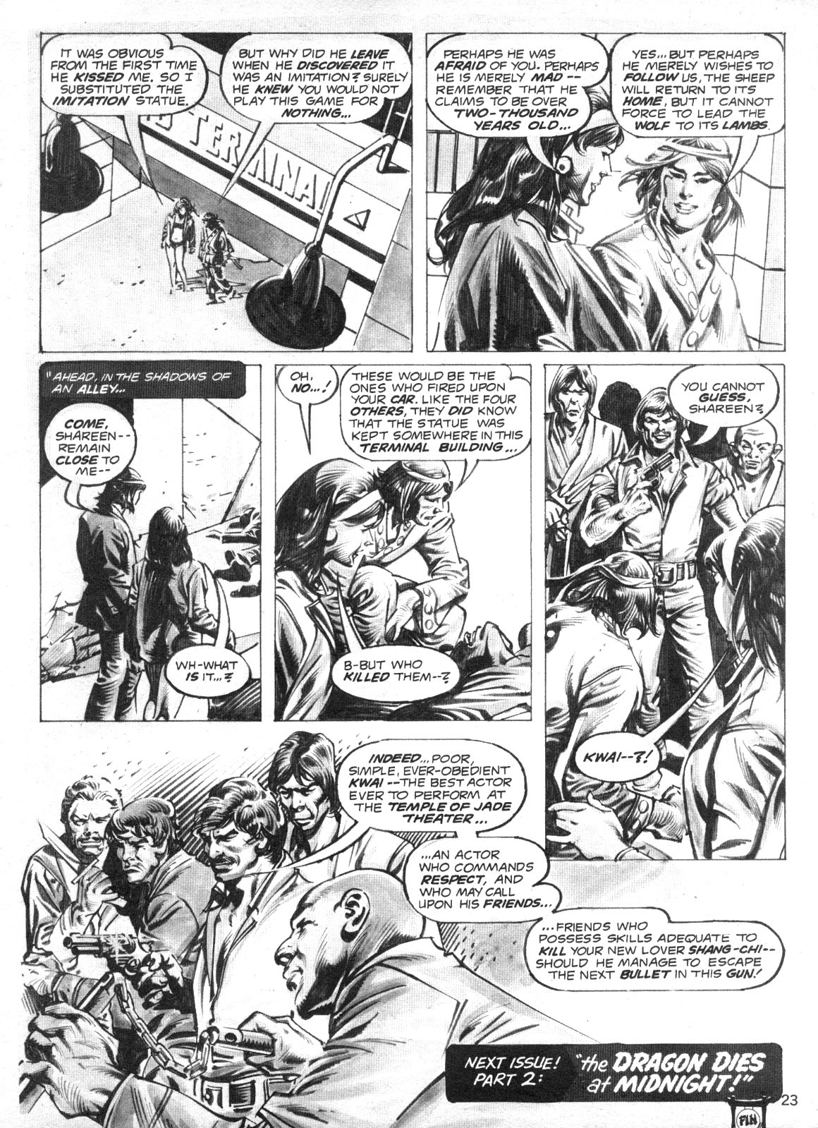 Read online The Deadly Hands of Kung Fu comic -  Issue #12 - 23