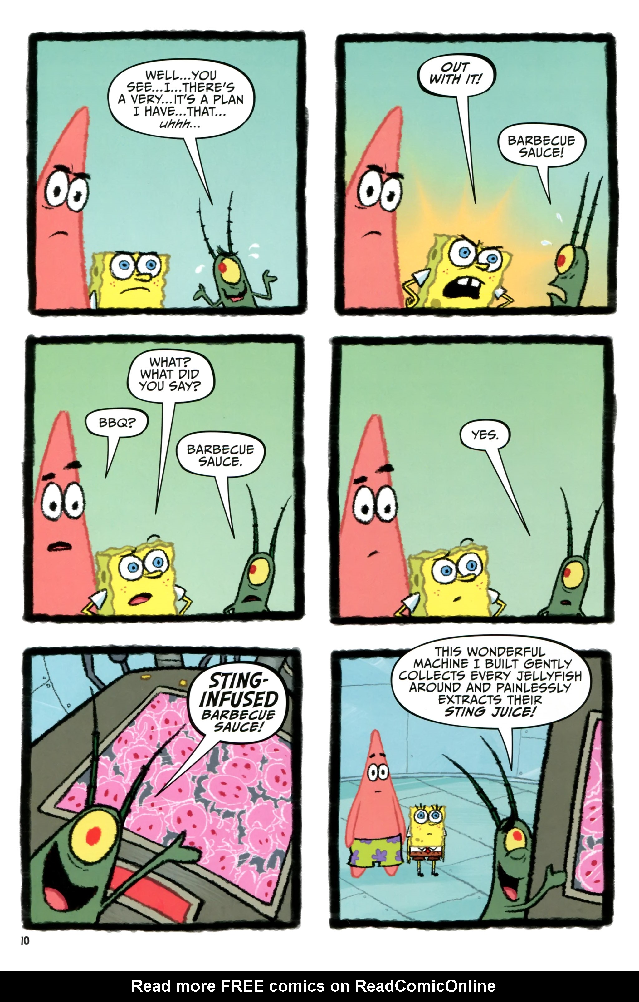 Read online Spongebob Freestyle Funnies comic -  Issue # FCBD 2015 - 12