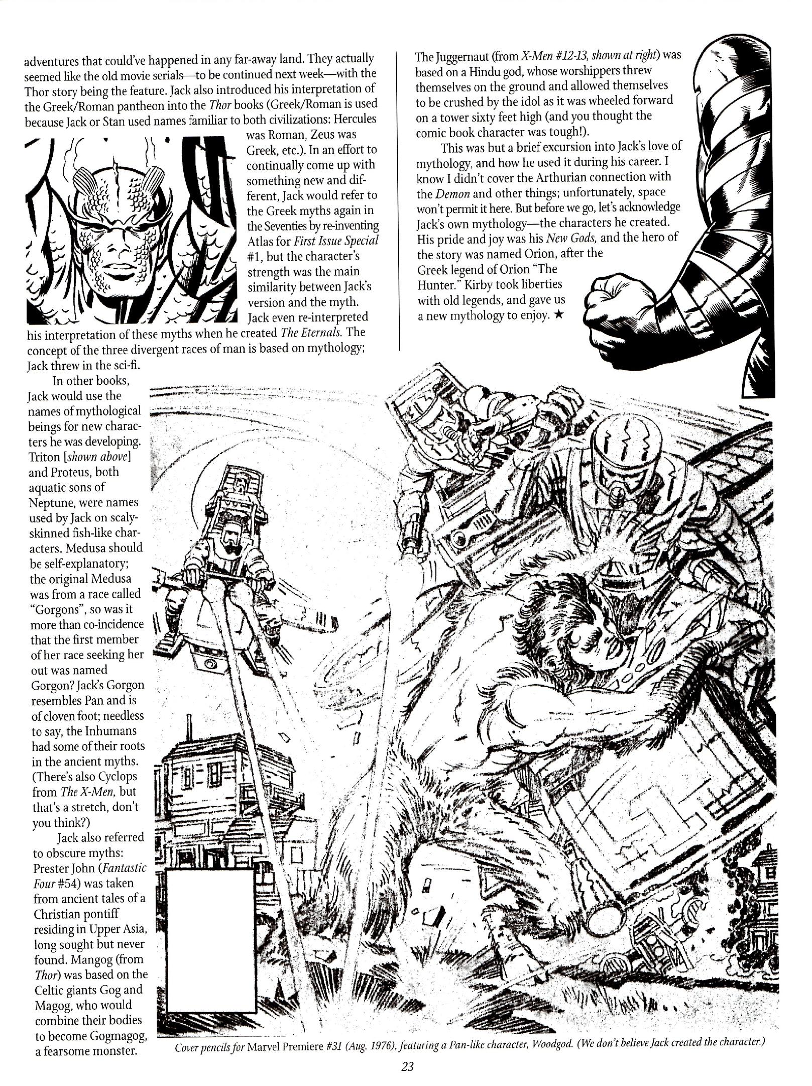 Read online The Jack Kirby Collector comic -  Issue #26 - 23