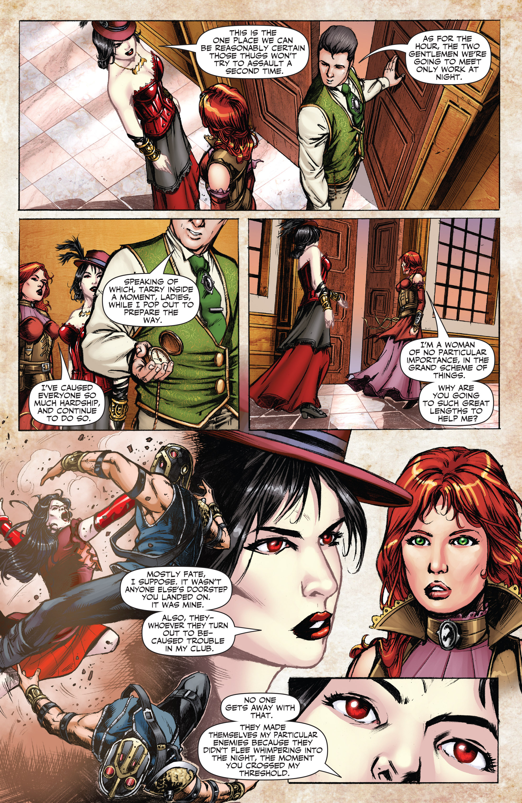 Read online Legenderry: A Steampunk Adventure comic -  Issue #2 - 4