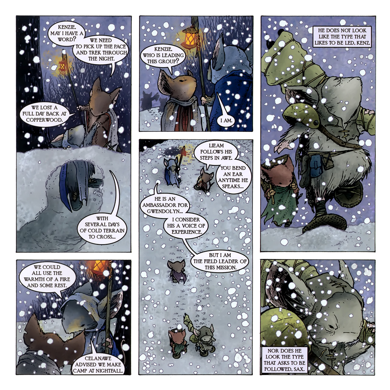 Read online Mouse Guard: Winter 1152 comic -  Issue #1 - 11