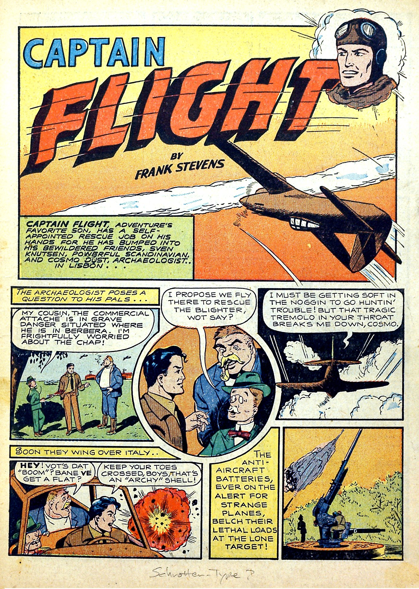 Read online Captain Flight Comics comic -  Issue #3 - 3