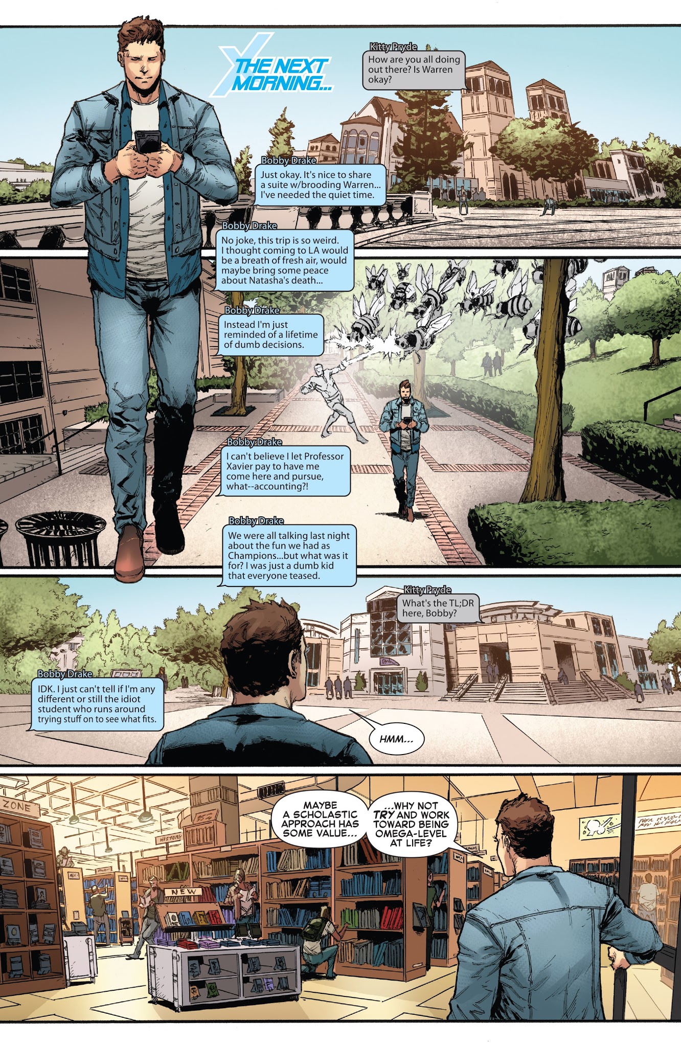 Read online Iceman (2017) comic -  Issue #6 - 10