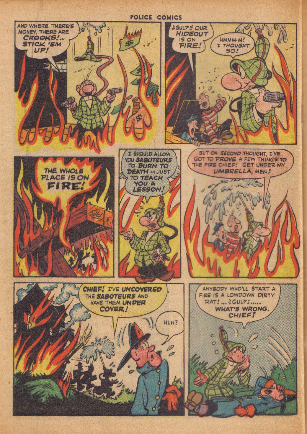 Read online Police Comics comic -  Issue #50 - 30