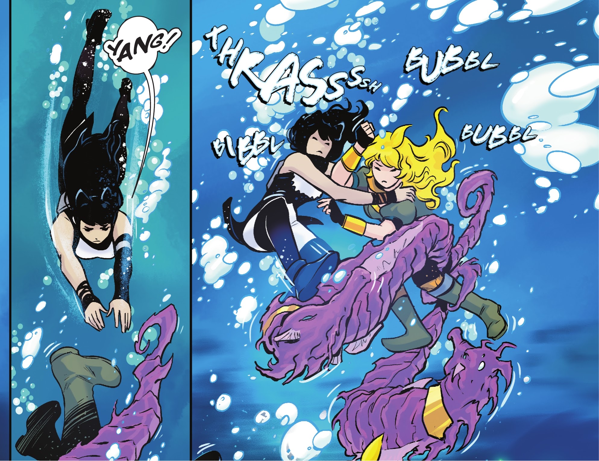Read online RWBY/Justice League comic -  Issue #7 - 9