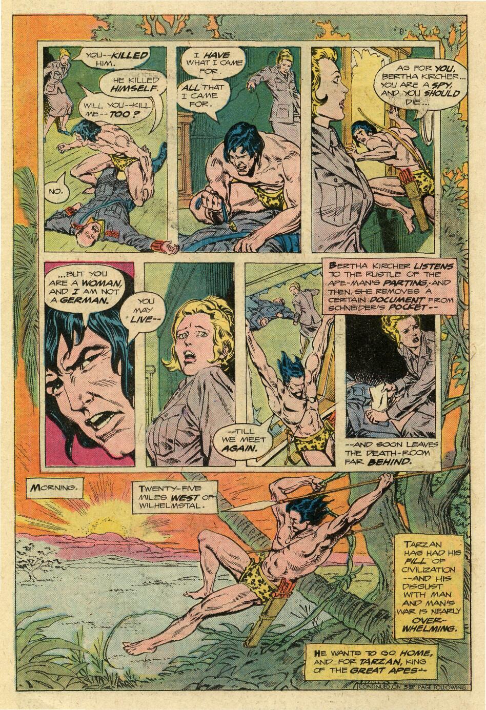 Read online Tarzan (1972) comic -  Issue #253 - 6