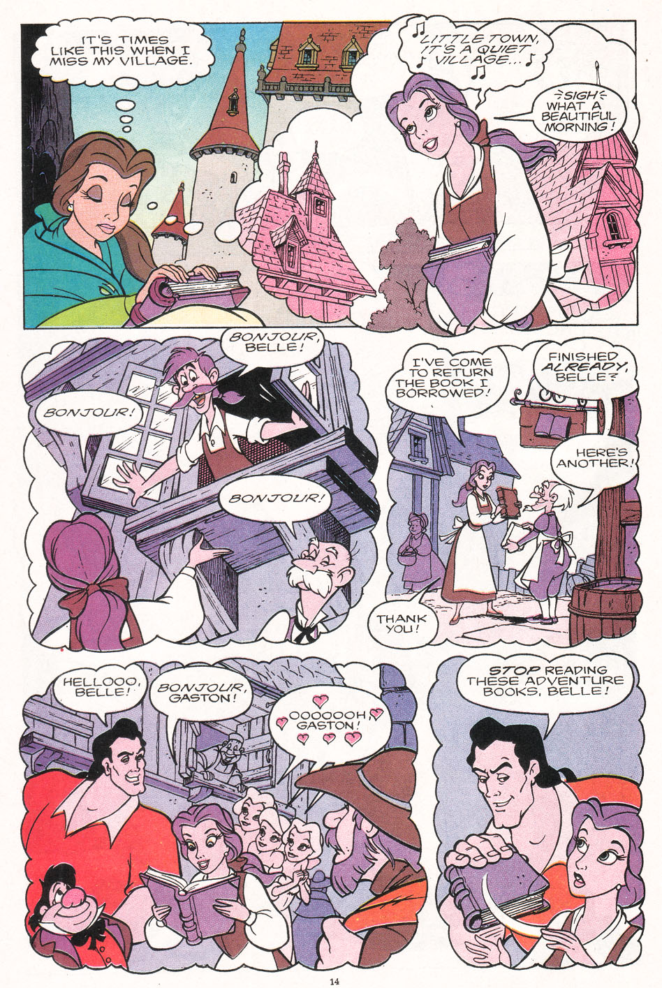 Read online Disney's Beauty and the Beast comic -  Issue #5 - 16