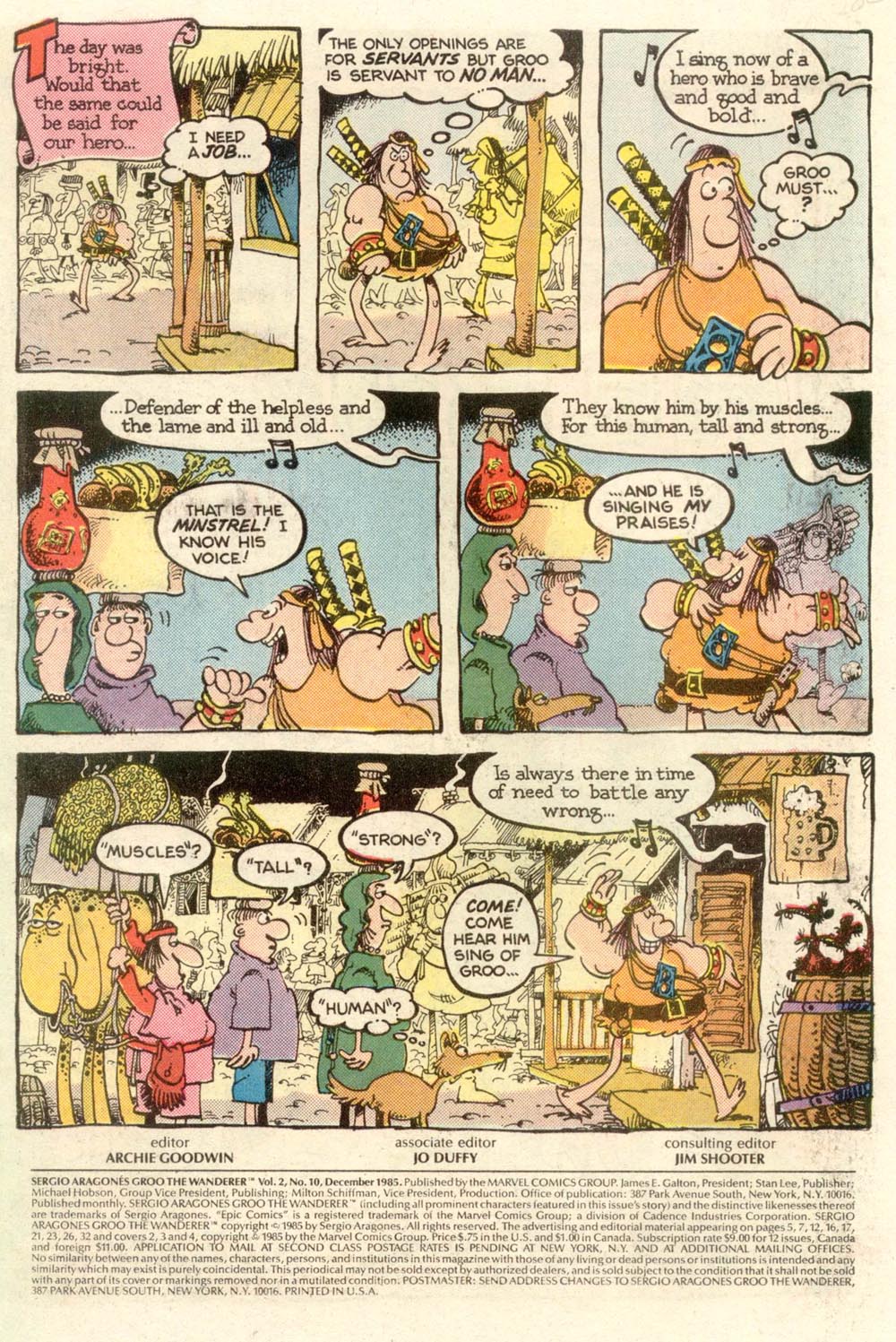 Read online Sergio Aragonés Groo the Wanderer comic -  Issue #10 - 2