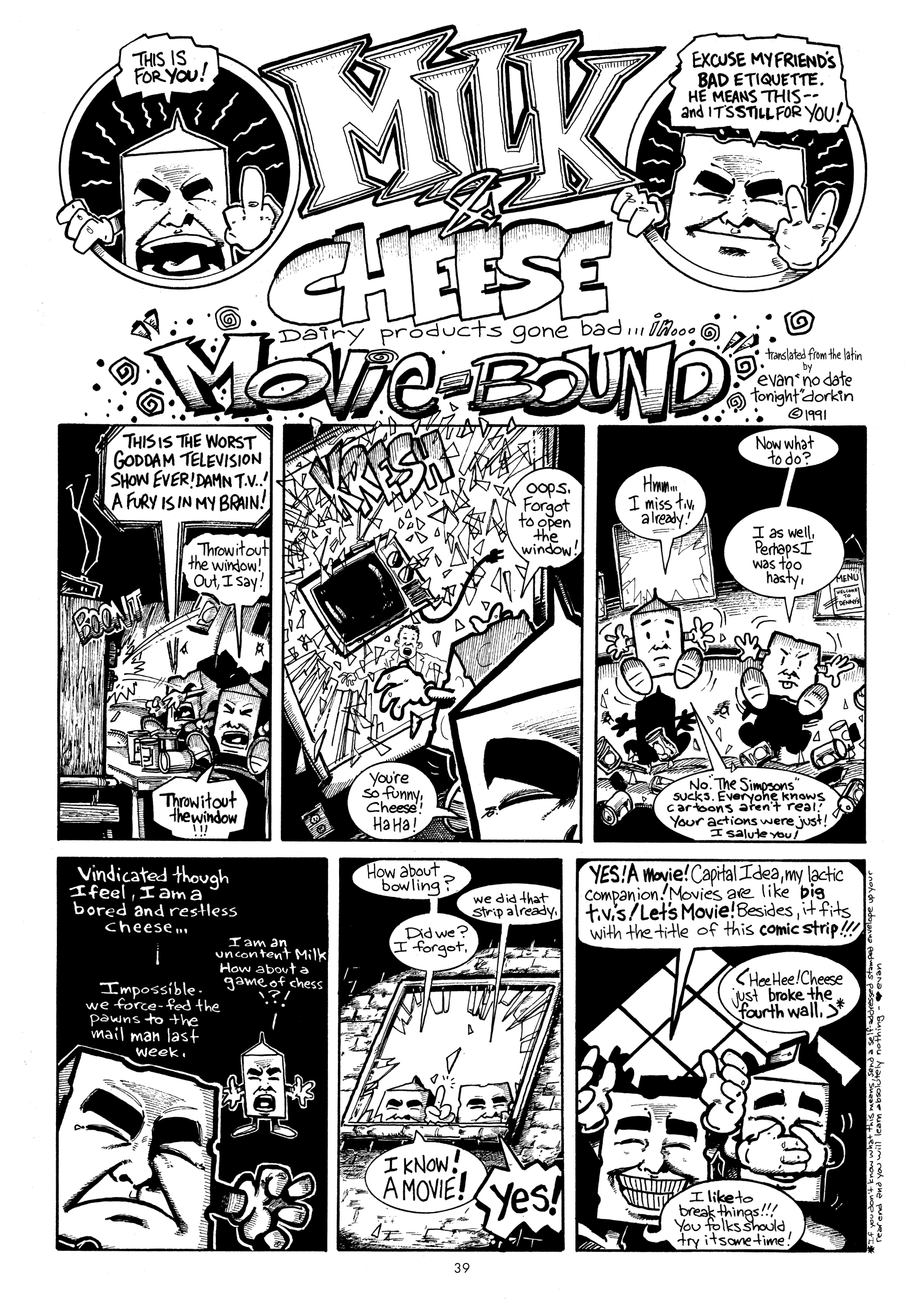 Read online Milk And Cheese: Dairy Products Gone Bad! comic -  Issue # Full - 41