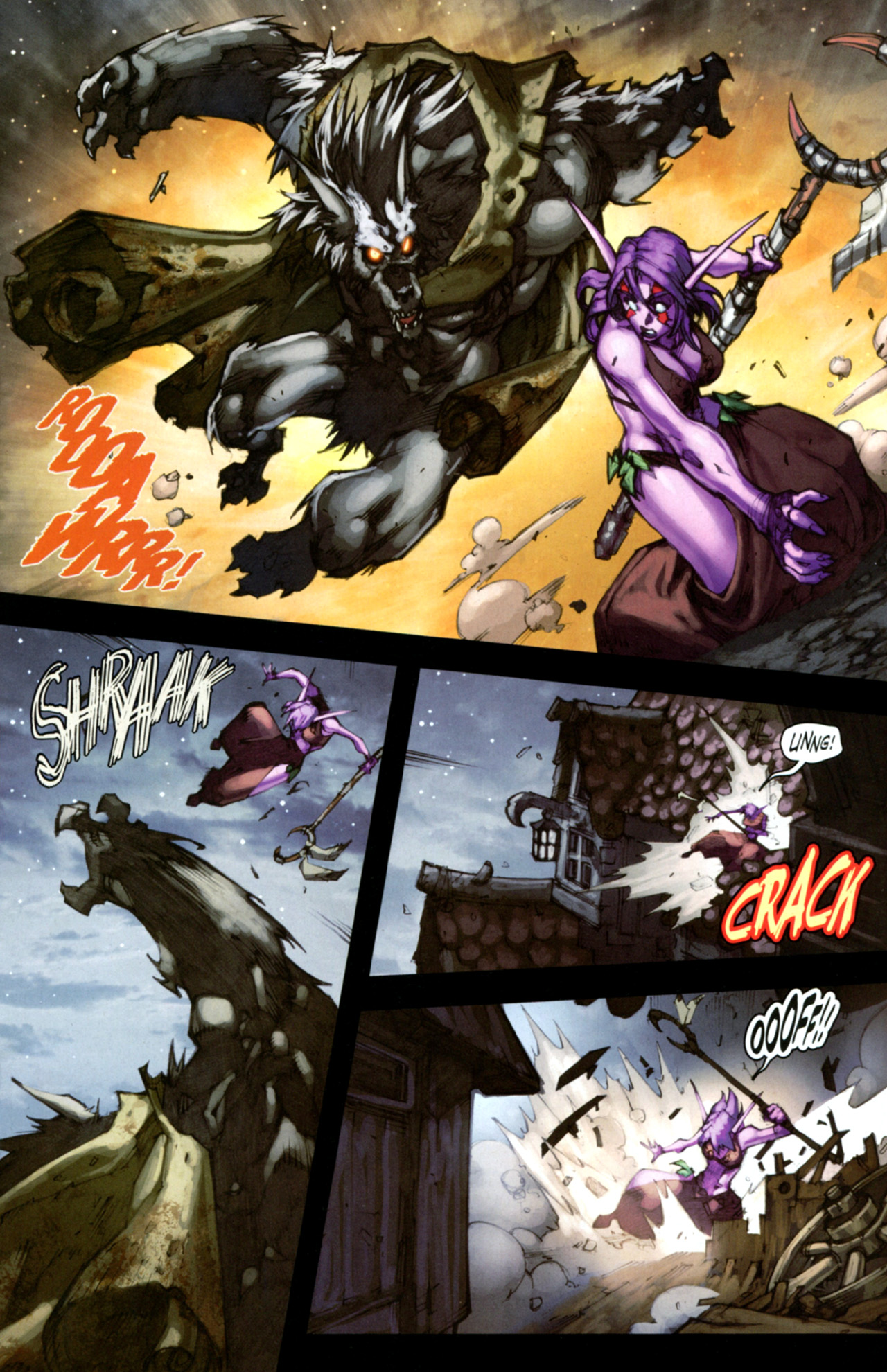 Read online World of Warcraft: Curse of the Worgen comic -  Issue #4 - 8