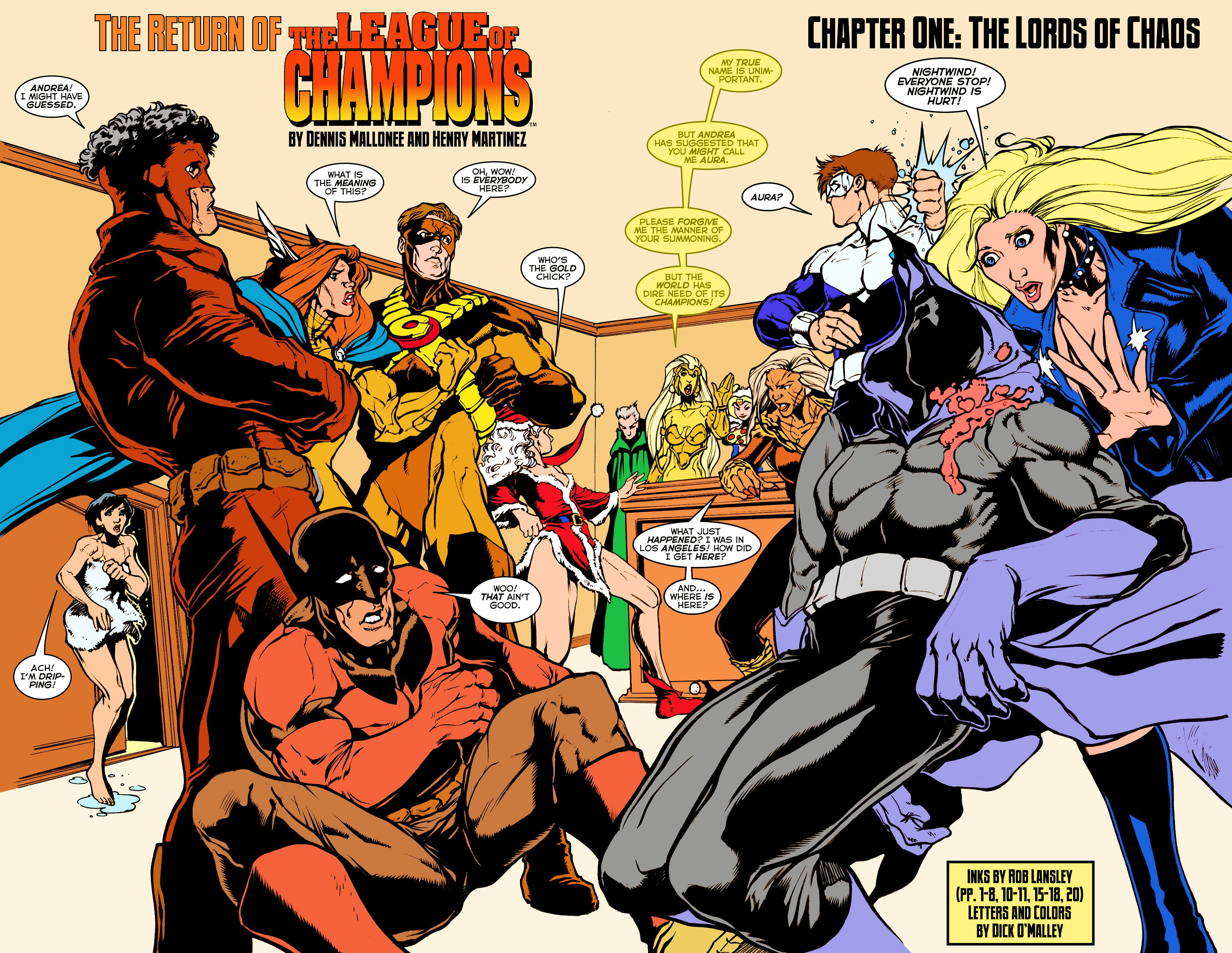 Read online League of Champions comic -  Issue #13 - 16