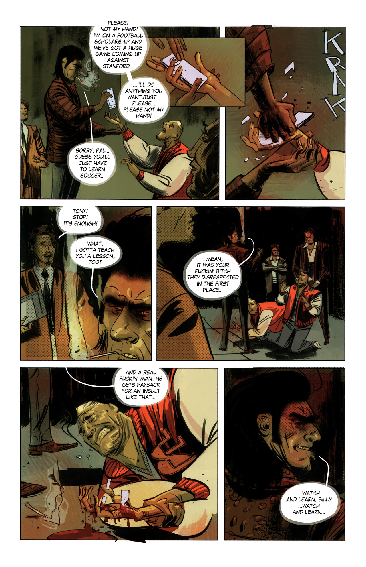 Read online Blue Estate comic -  Issue #3 - 7