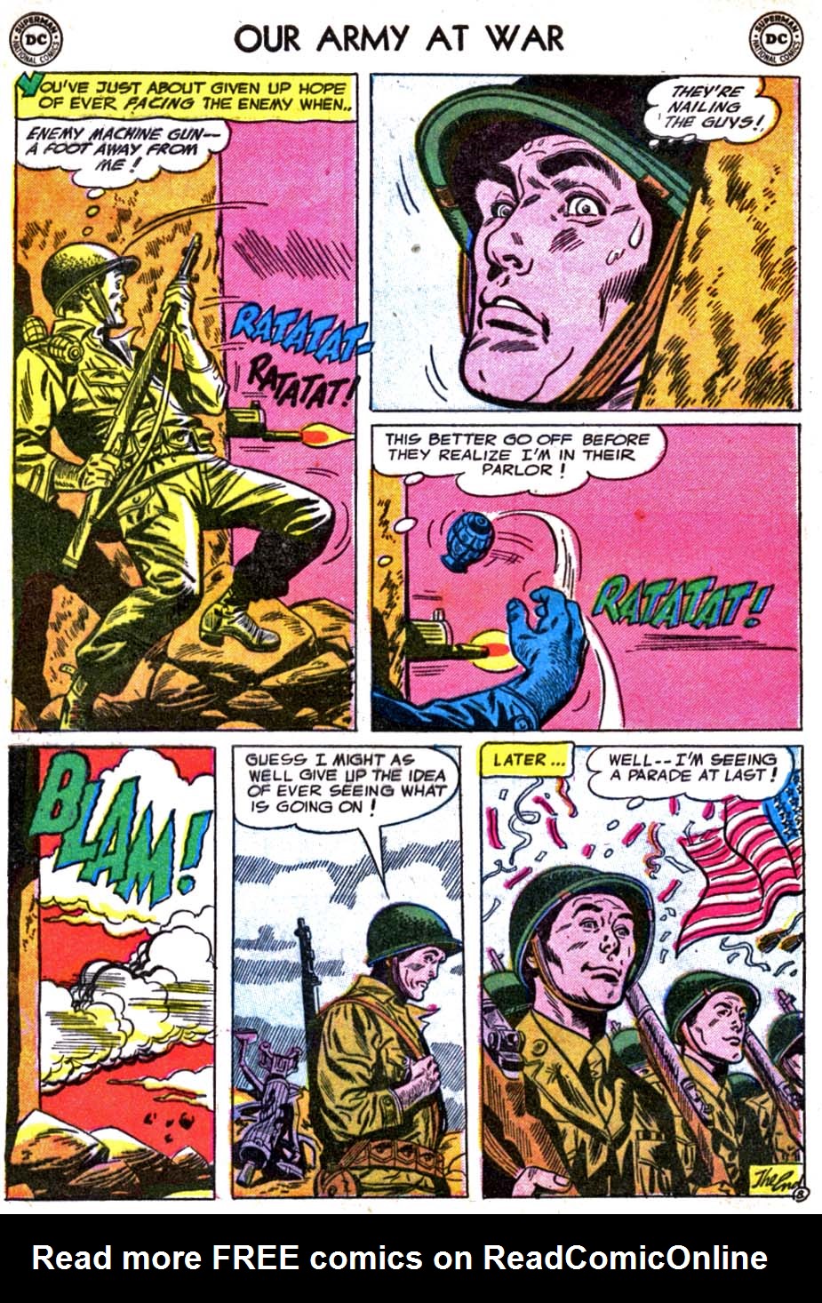 Read online Our Army at War (1952) comic -  Issue #42 - 10