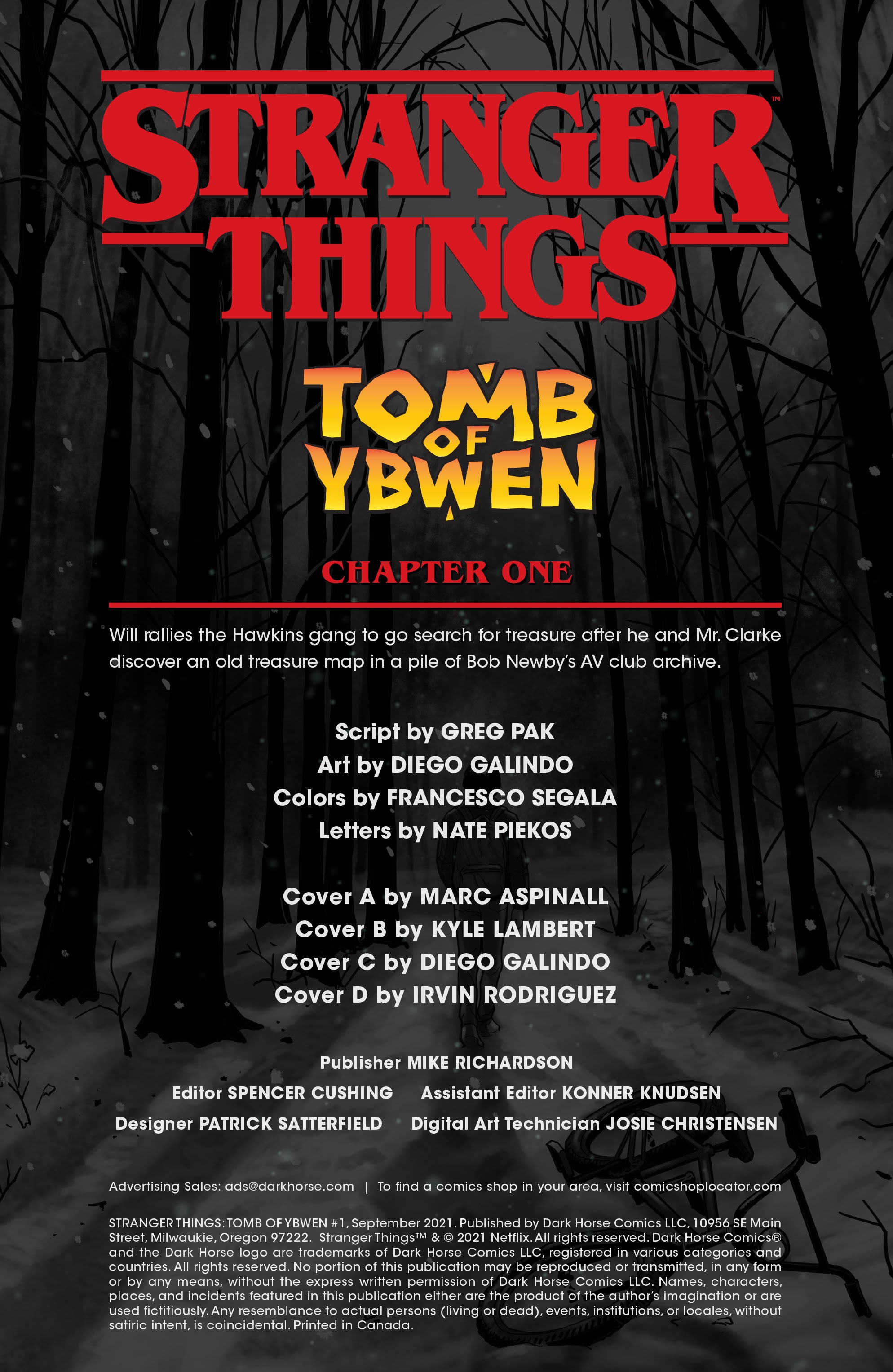 Read online Stranger Things: The Tomb of Ybwen comic -  Issue #1 - 2