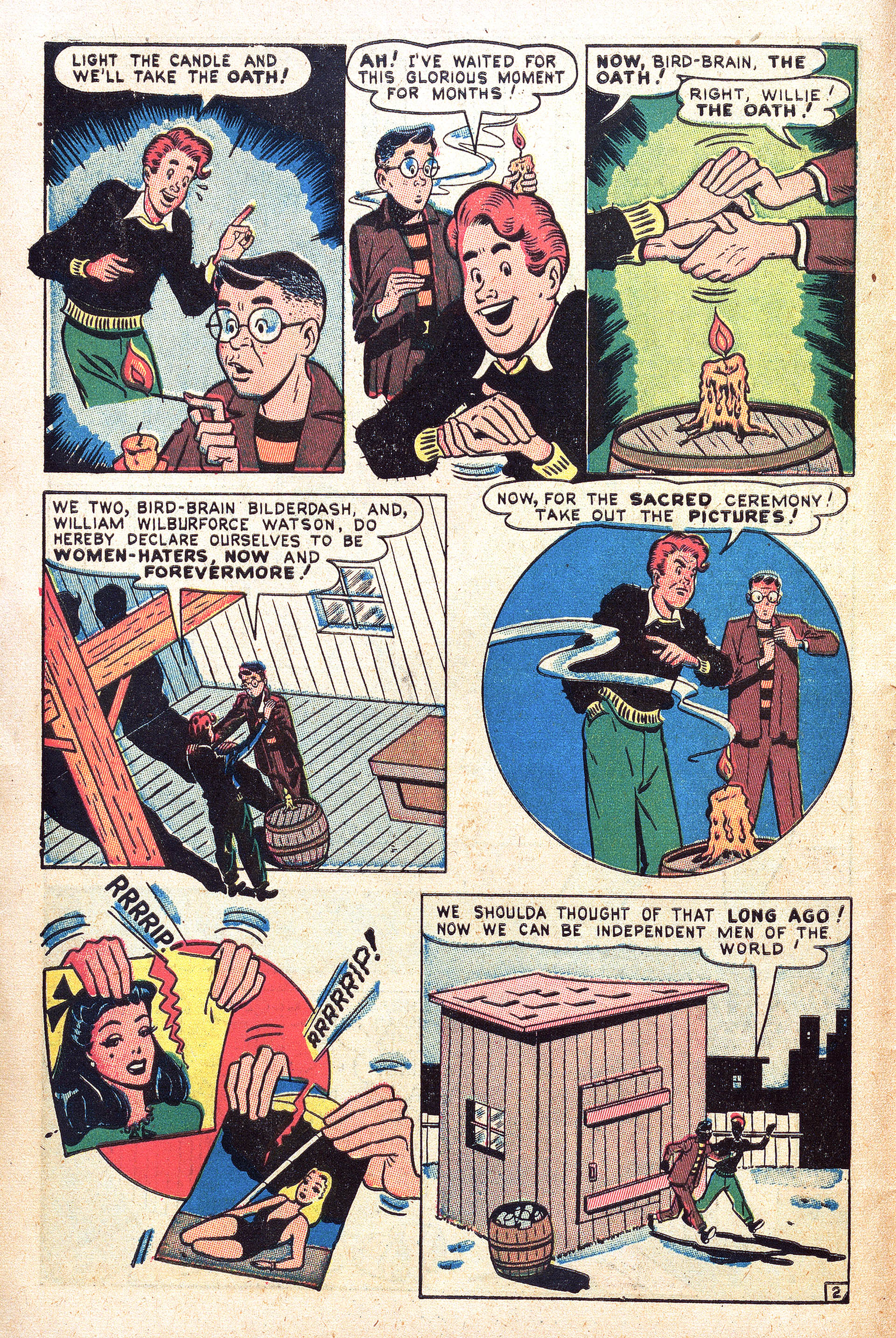 Read online Willie Comics (1946) comic -  Issue #9 - 12