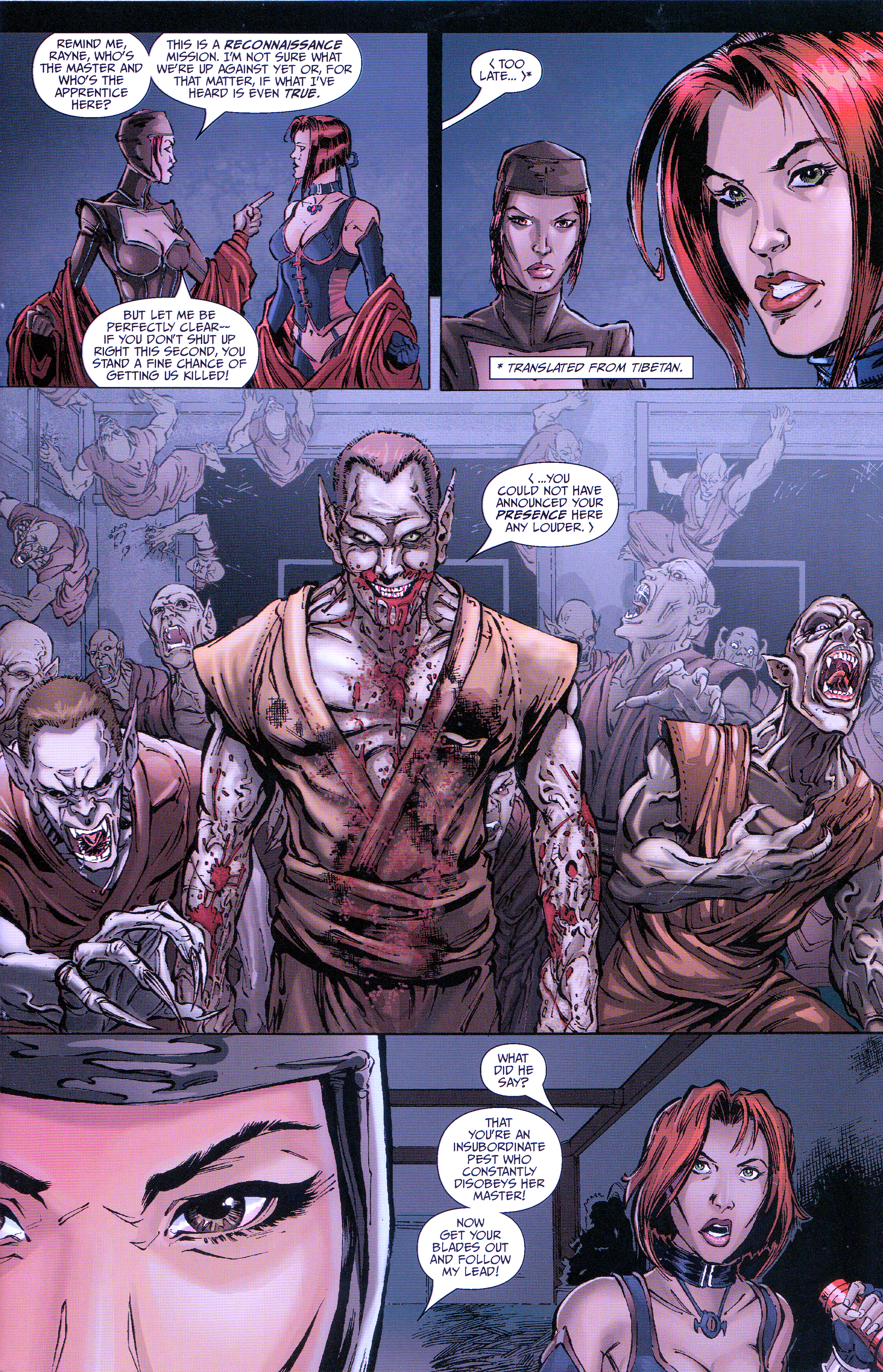Read online BloodRayne: Tibetan Heights comic -  Issue # Full - 5