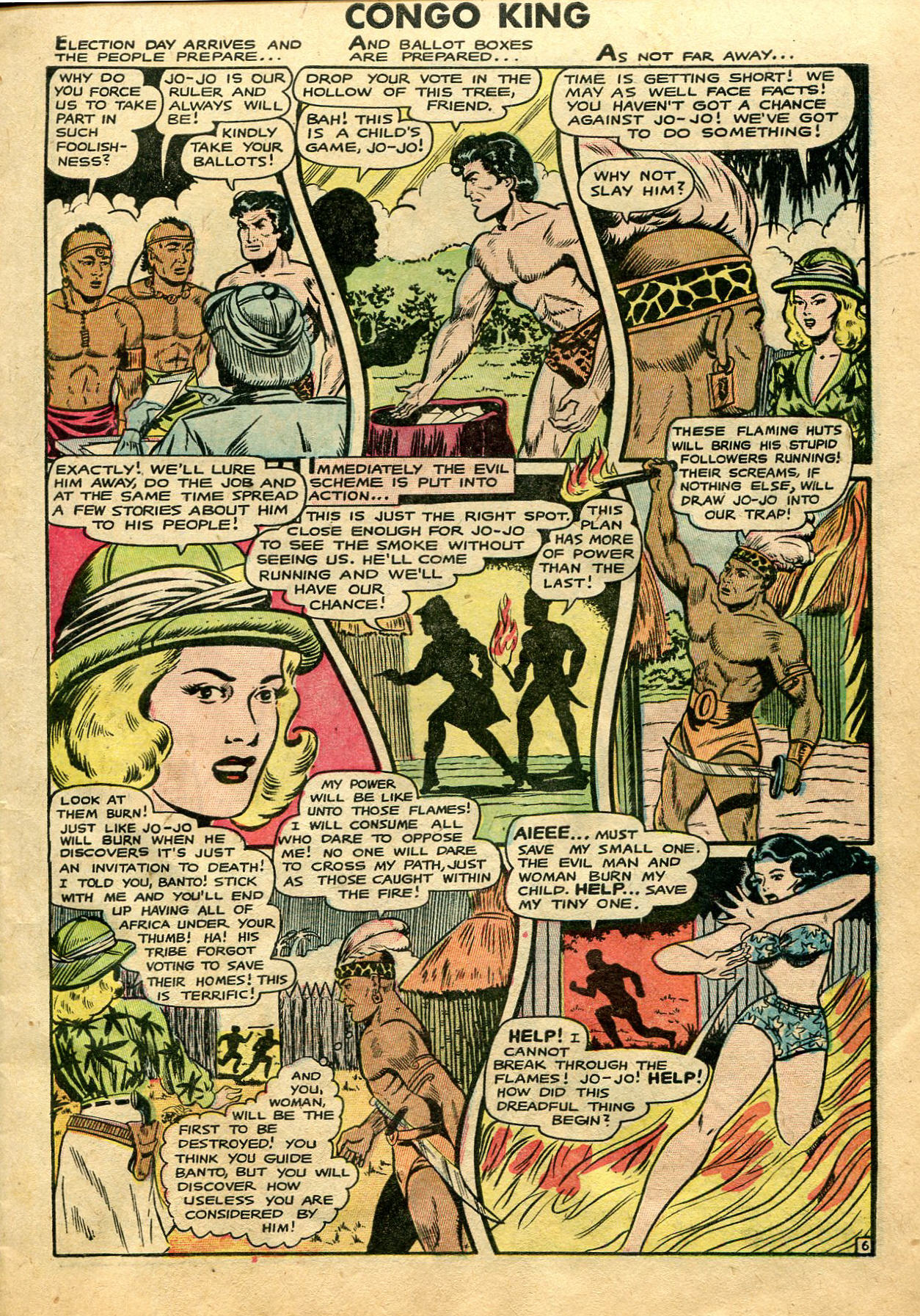 Read online Jungle Jo (1950) comic -  Issue # Full - 7