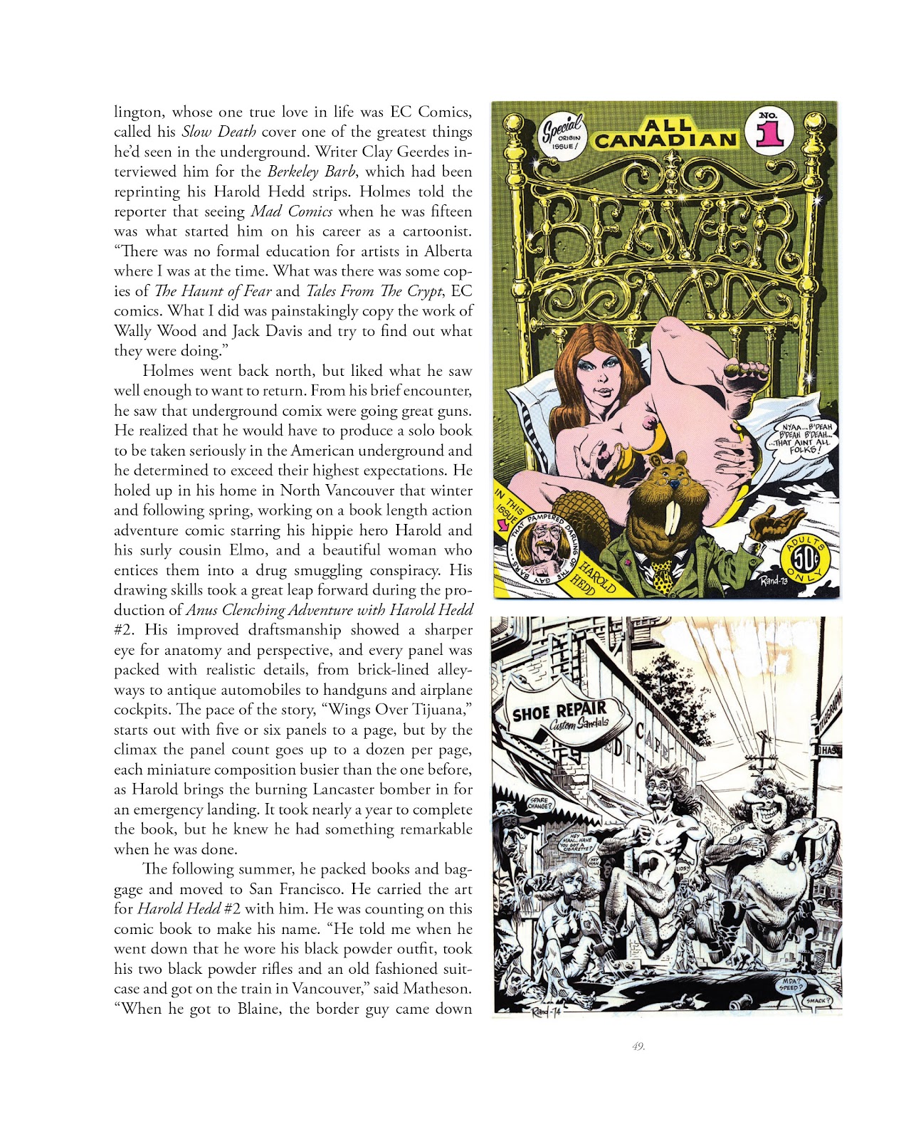 The Artist Himself: A Rand Holmes Retrospective issue TPB (Part 1) - Page 49