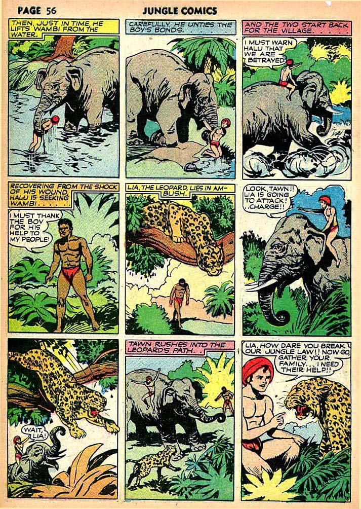 Read online Jungle Comics comic -  Issue #22 - 58