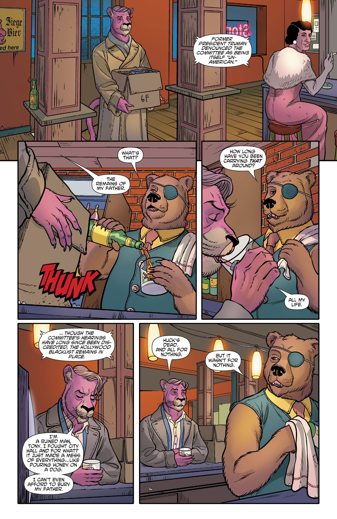 Read online Exit Stage Left: The Snagglepuss Chronicles comic -  Issue #6 - 19