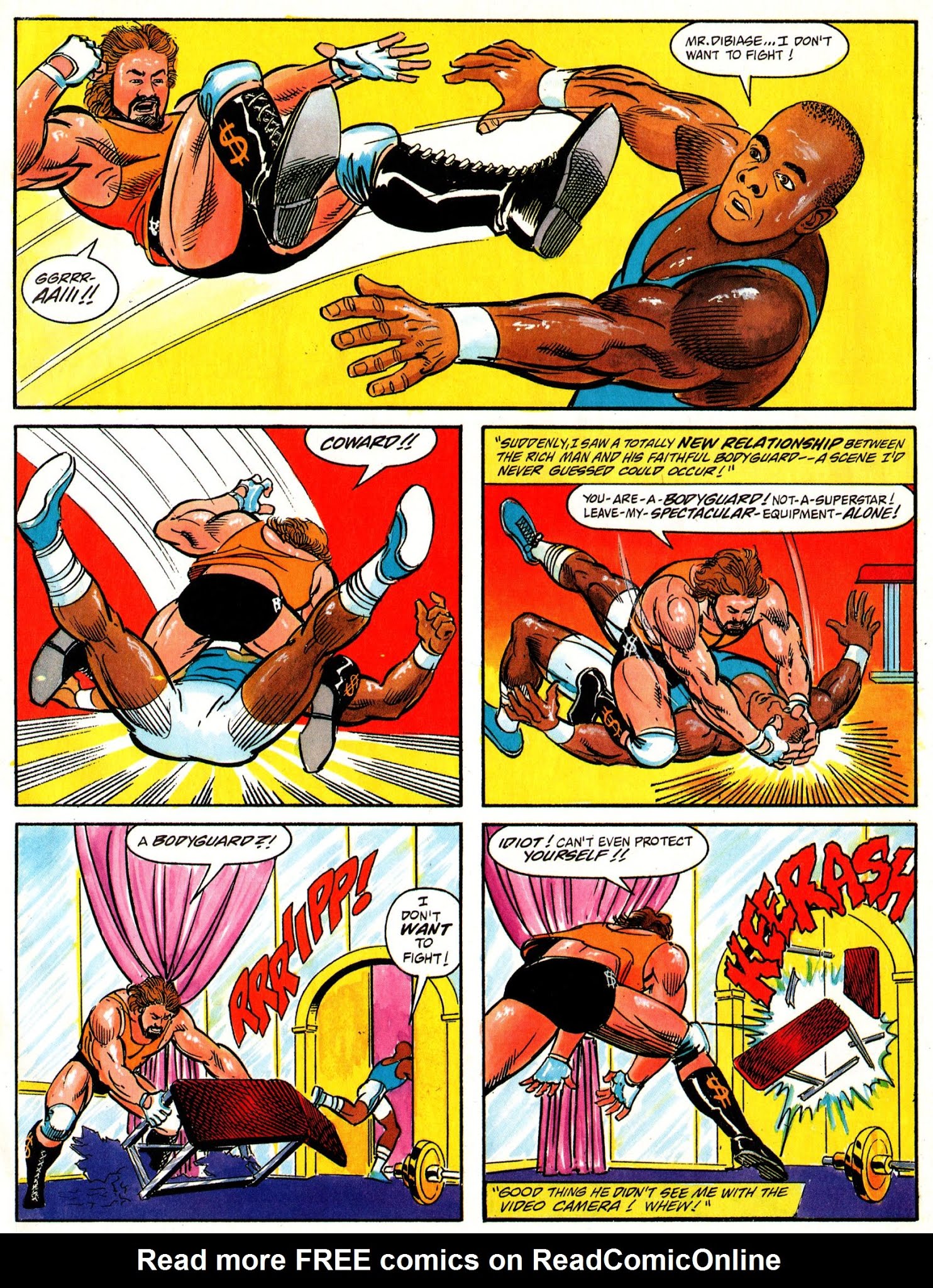 Read online WWF Battlemania comic -  Issue #1 - 53