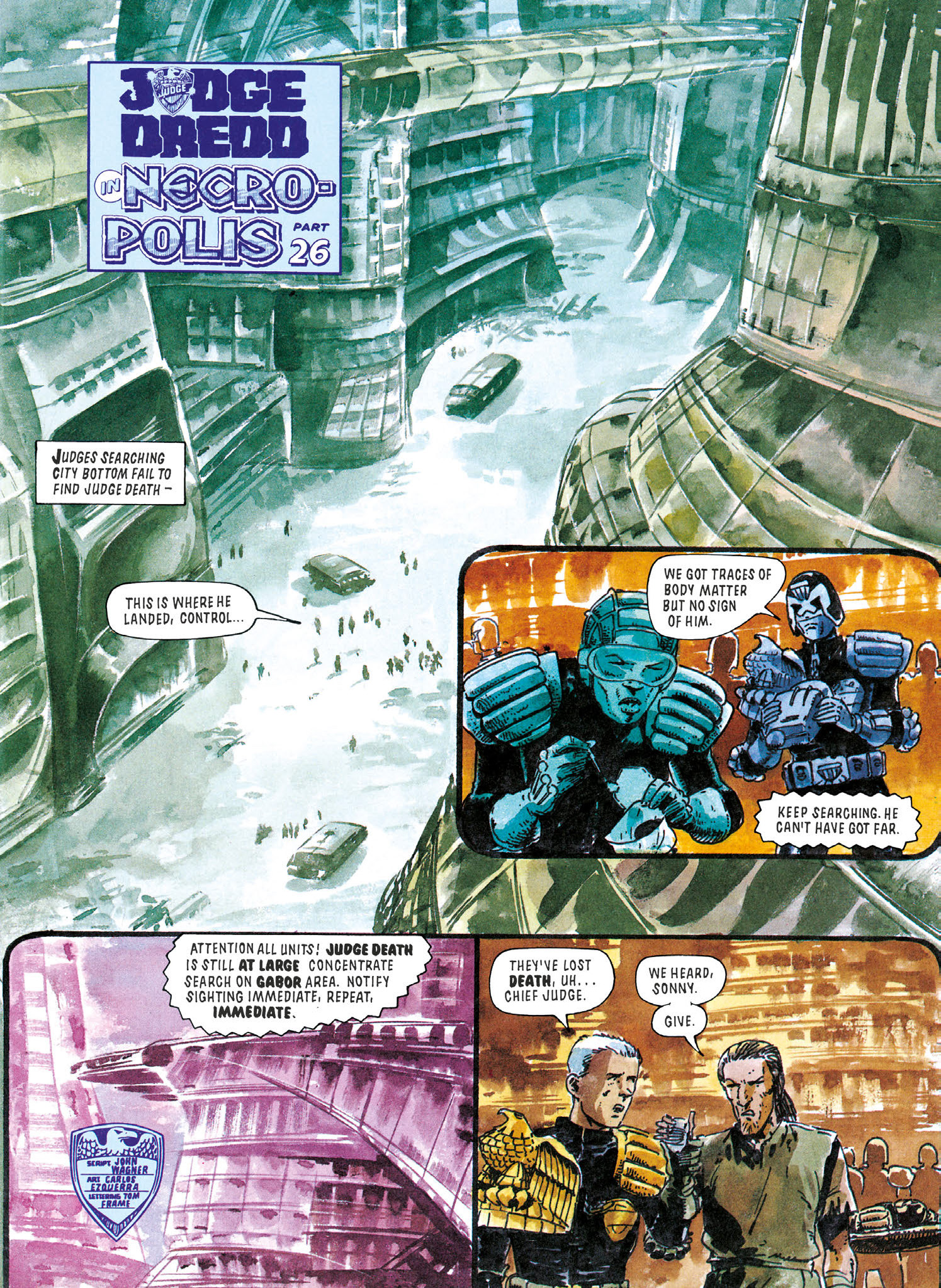 Read online Essential Judge Dredd: Necropolis comic -  Issue # TPB (Part 2) - 112
