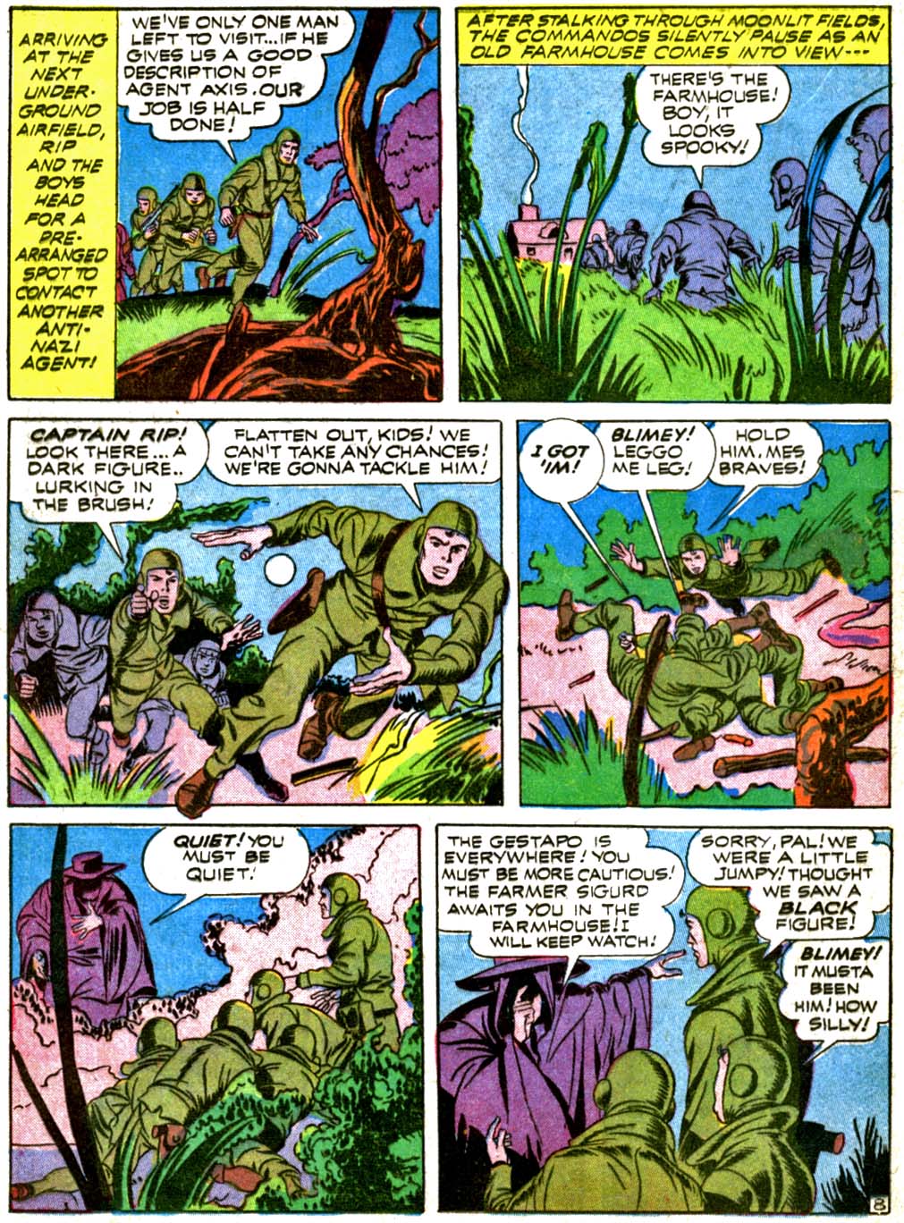Read online Boy Commandos comic -  Issue #1 - 38