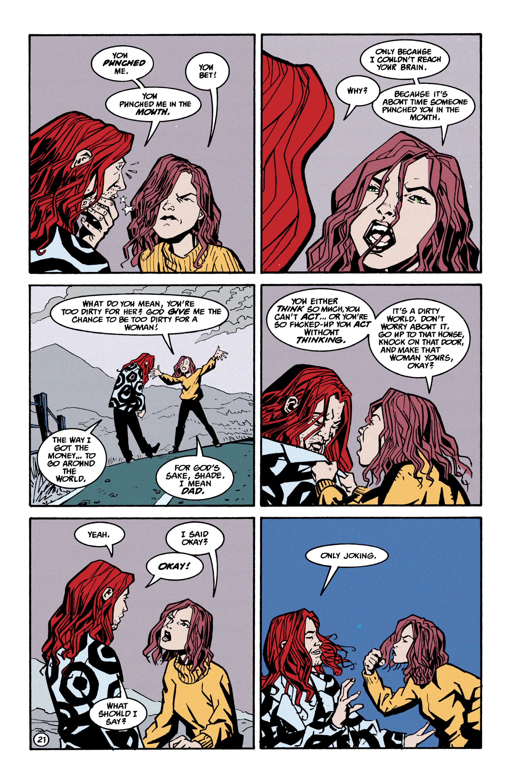 Read online Shade, the Changing Man comic -  Issue #70 - 22