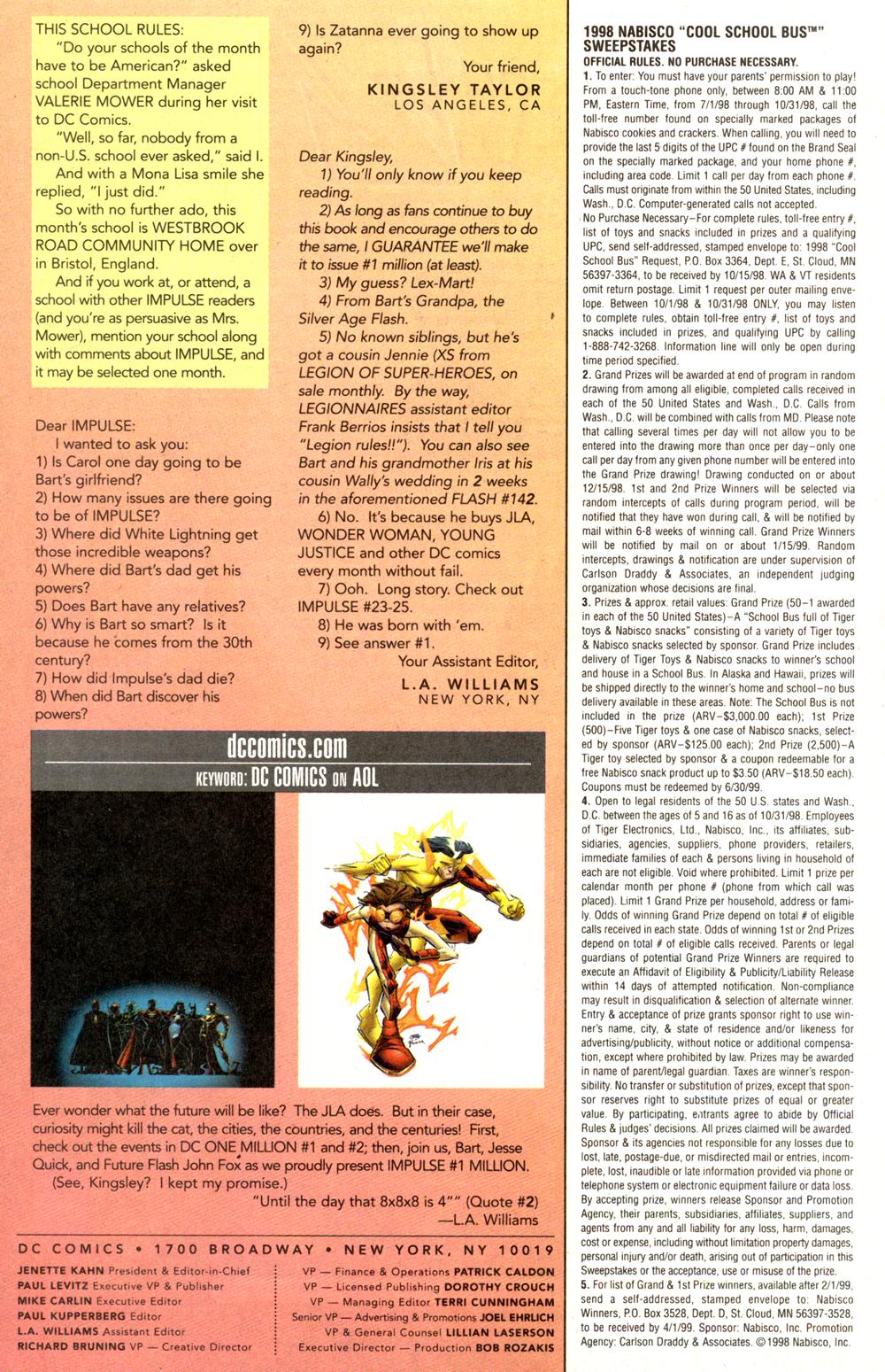 Read online Impulse (1995) comic -  Issue #42 - 25