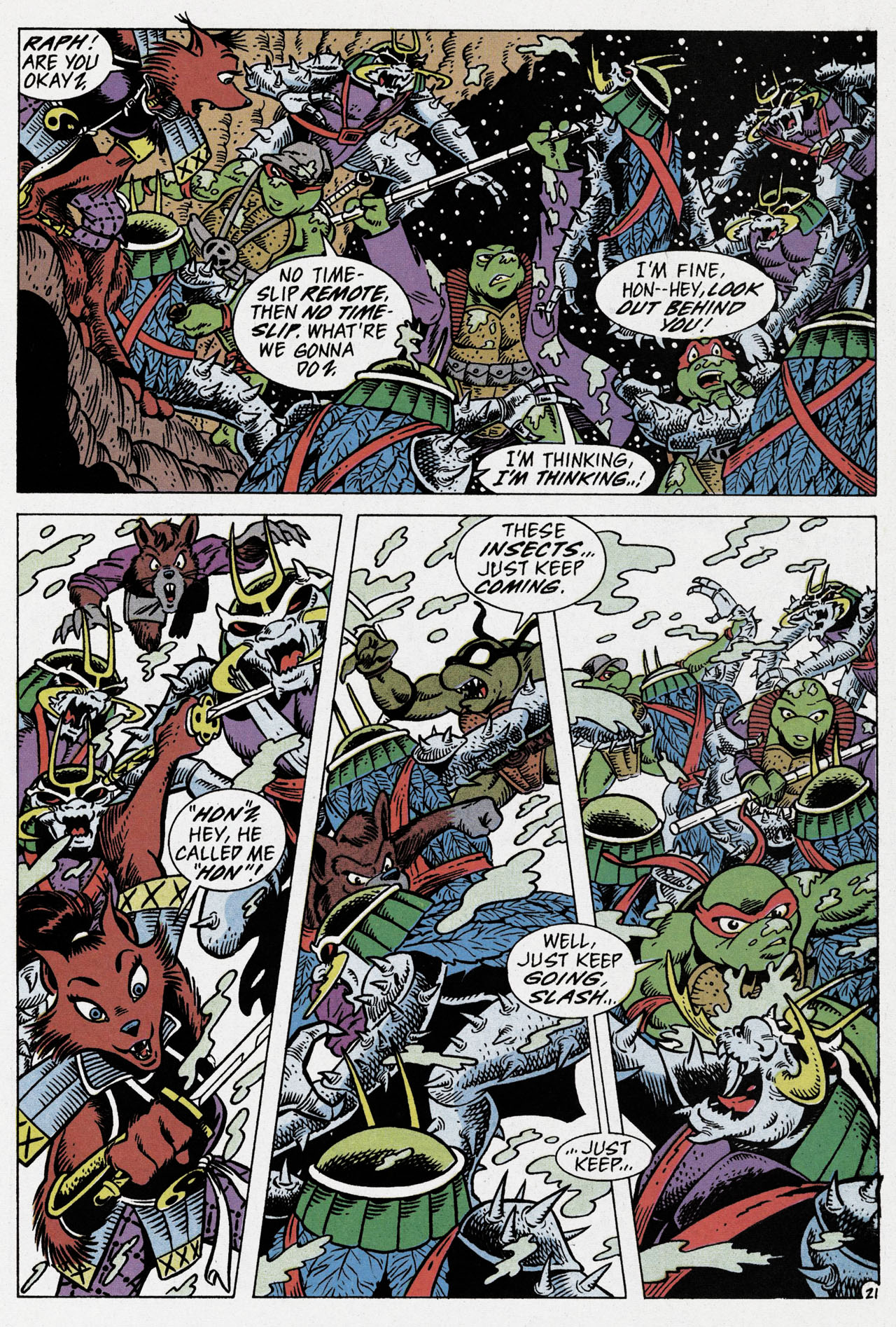 Read online Teenage Mutant Ninja Turtles Adventures (1989) comic -  Issue #57 - 21