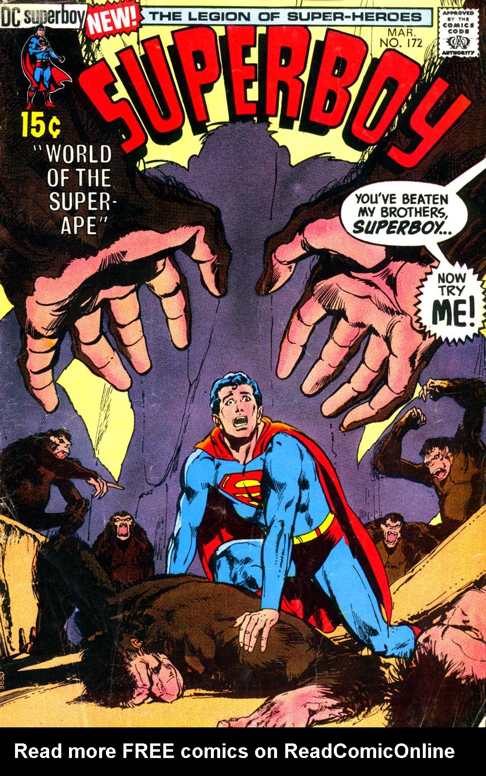 Read online Superboy (1949) comic -  Issue #172 - 1