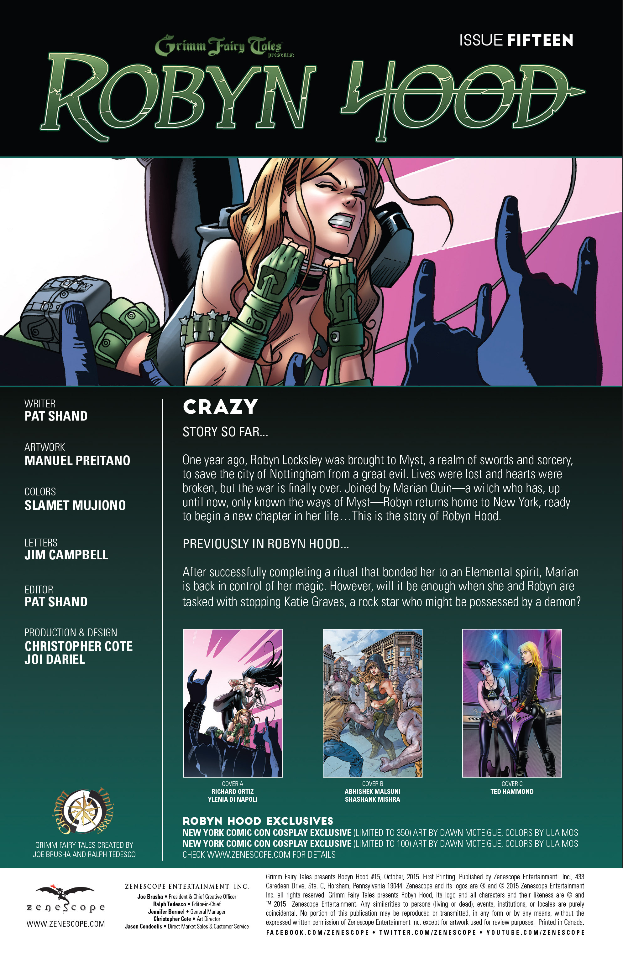 Read online Grimm Fairy Tales presents Robyn Hood (2014) comic -  Issue #15 - 2