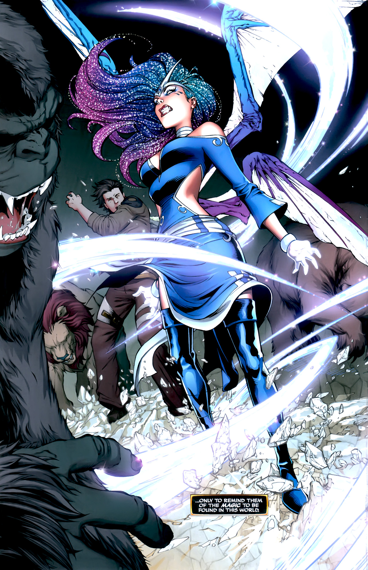 Read online Michael Turner's Soulfire (2009) comic -  Issue #4 - 5