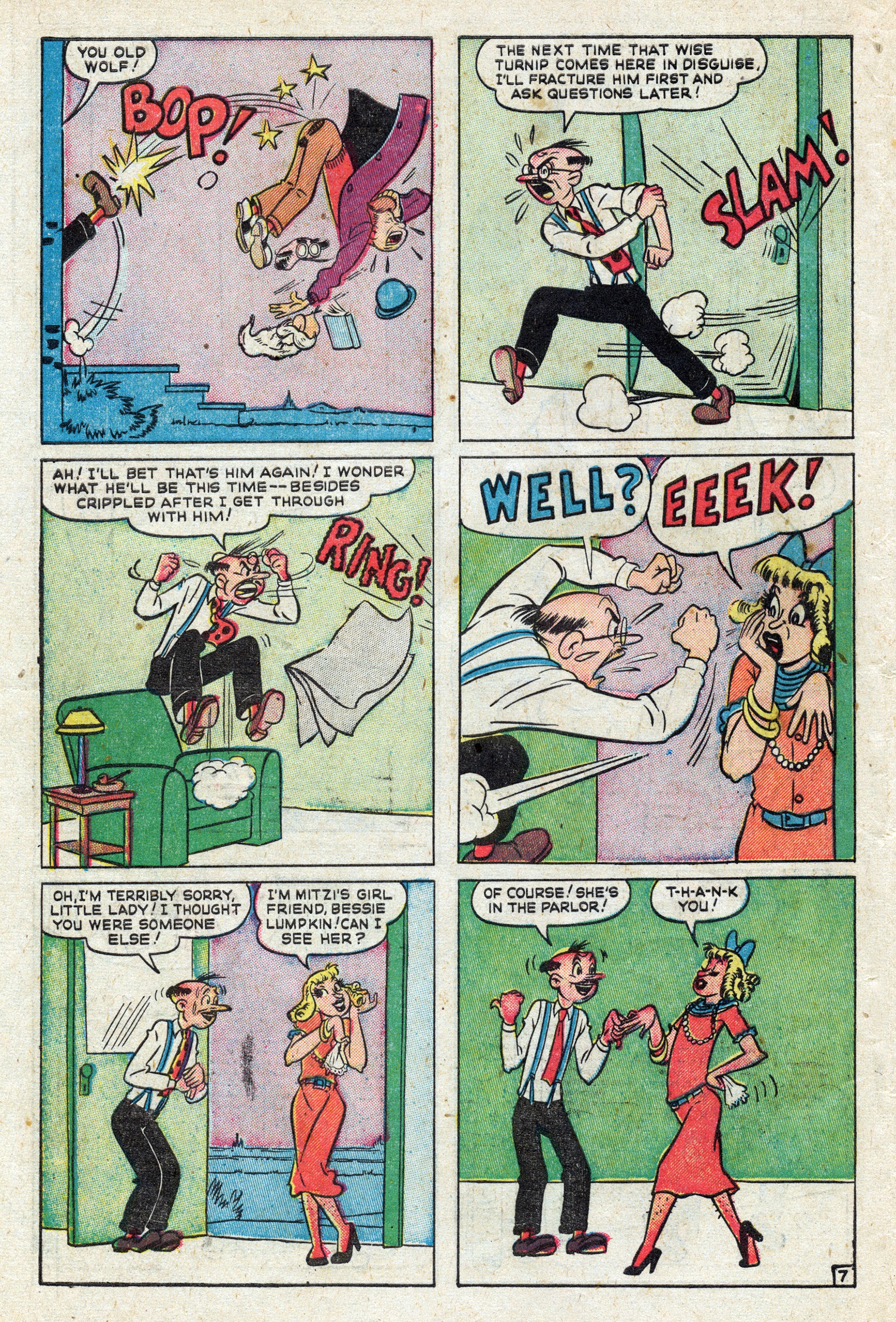 Read online Mitzi's Boy Friend comic -  Issue #7 - 30