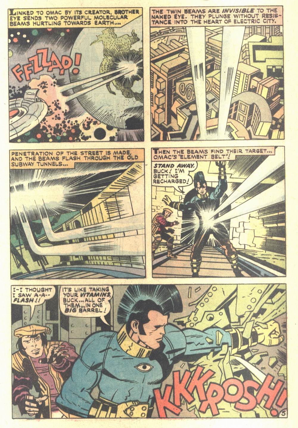 Read online OMAC (1974) comic -  Issue #6 - 6