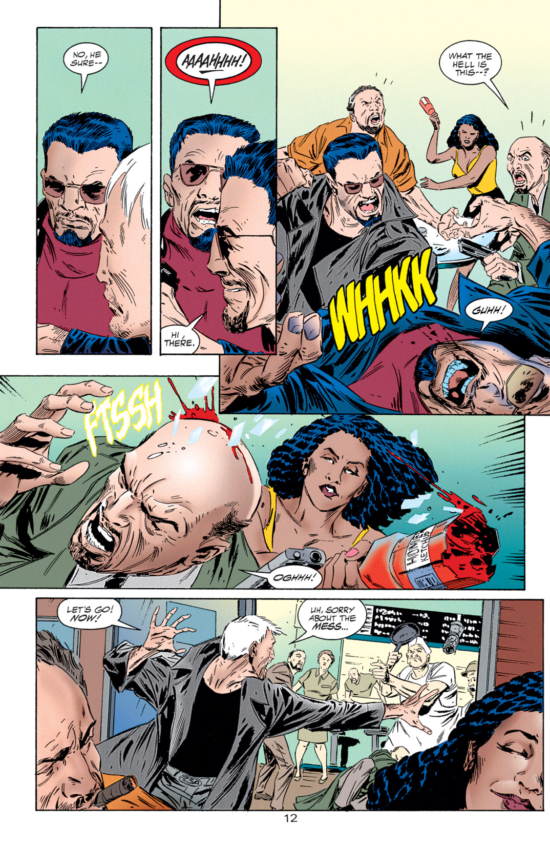 Read online Resurrection Man (1997) comic -  Issue #9 - 13