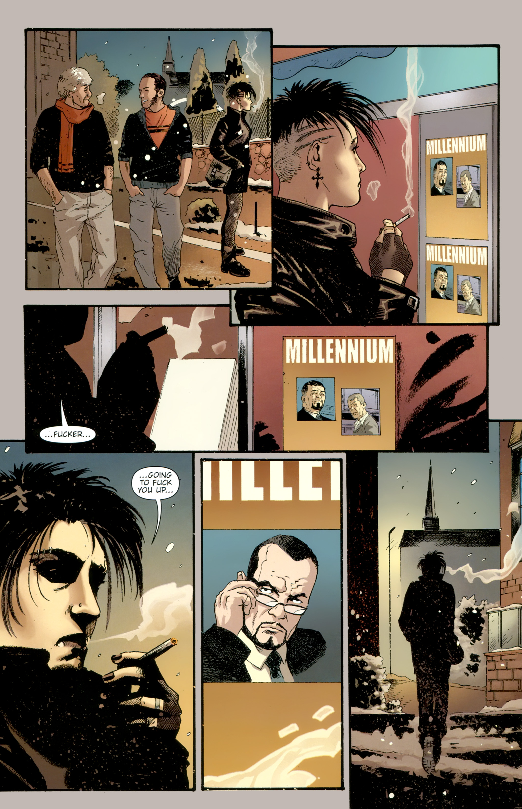 Read online The Girl With the Dragon Tattoo comic -  Issue # TPB 2 - 148