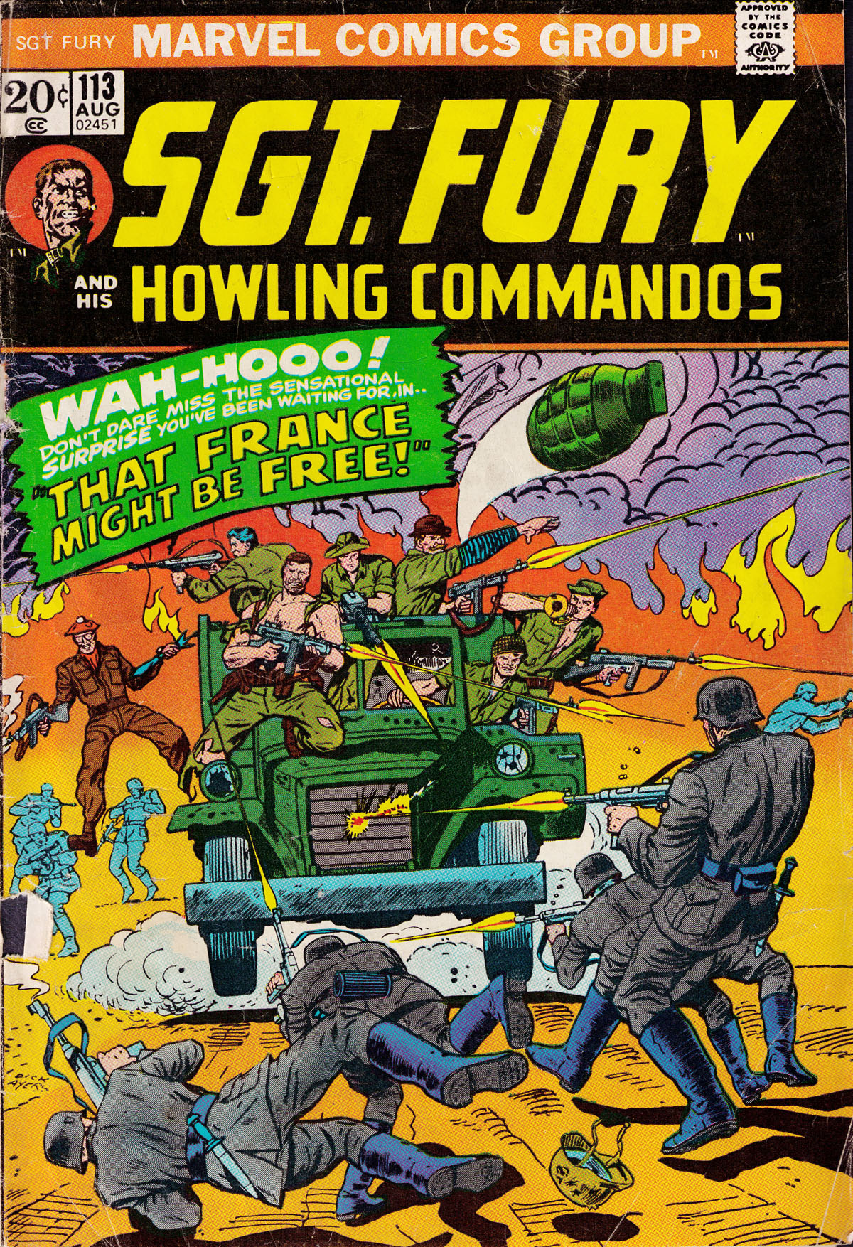 Read online Sgt. Fury comic -  Issue #113 - 1