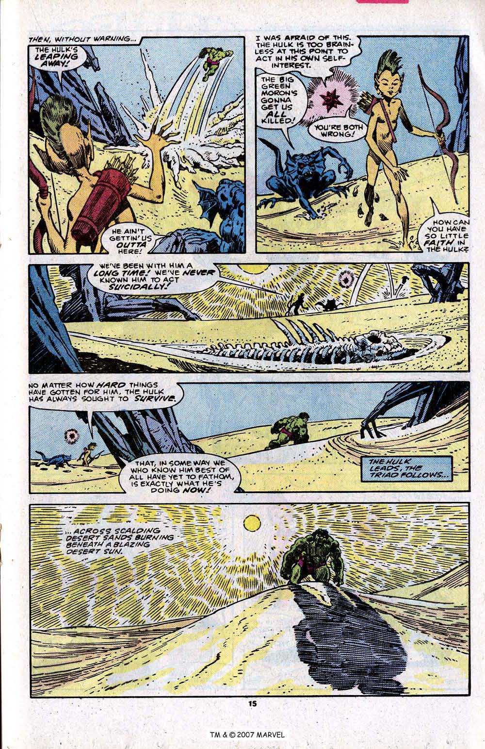 Read online The Incredible Hulk (1968) comic -  Issue #309 - 21