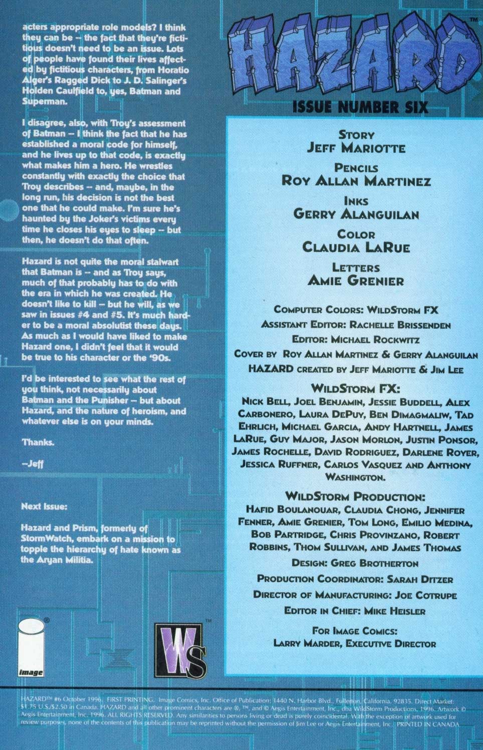 Read online Hazard comic -  Issue #6 - 23