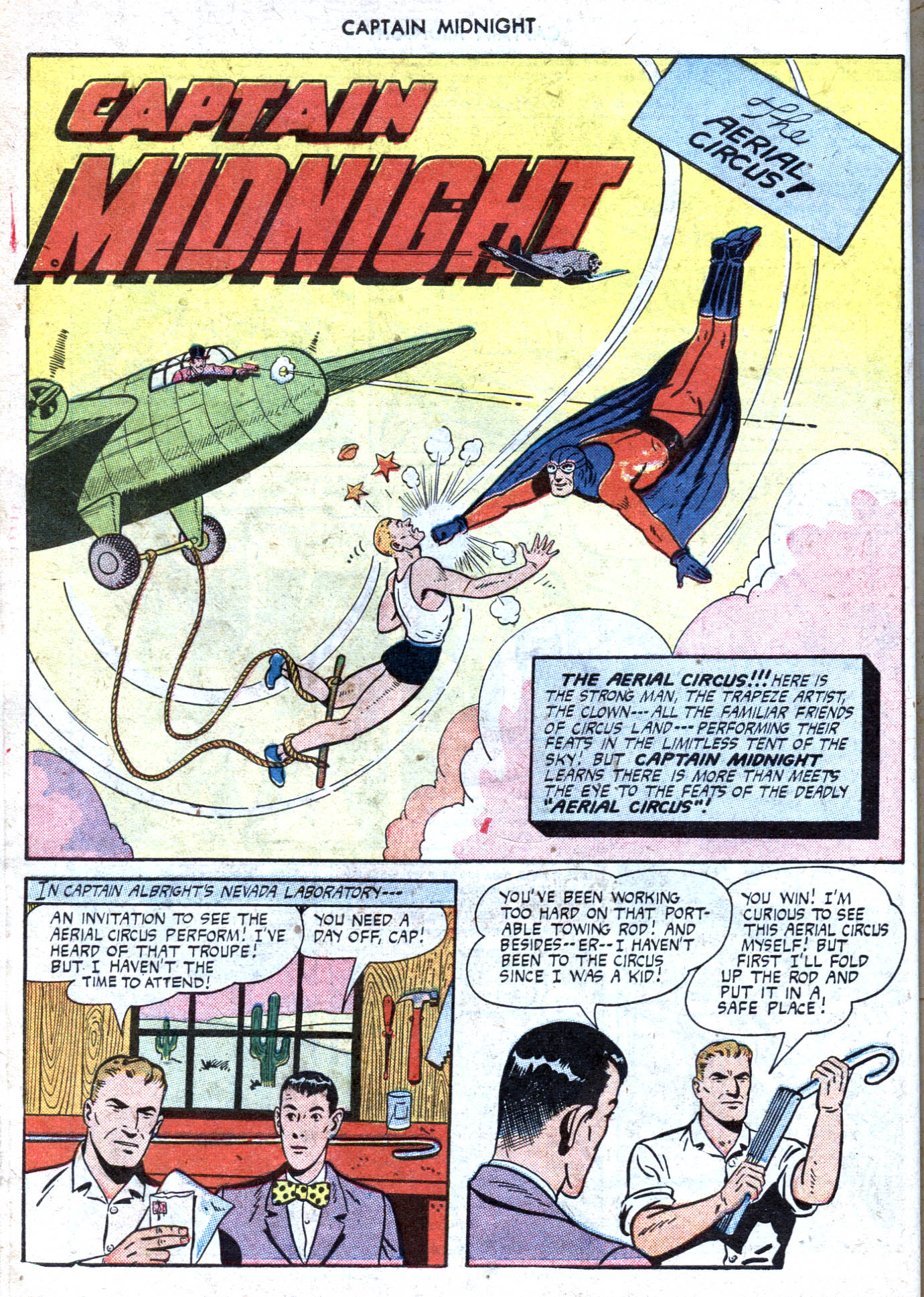 Read online Captain Midnight (1942) comic -  Issue #54 - 14