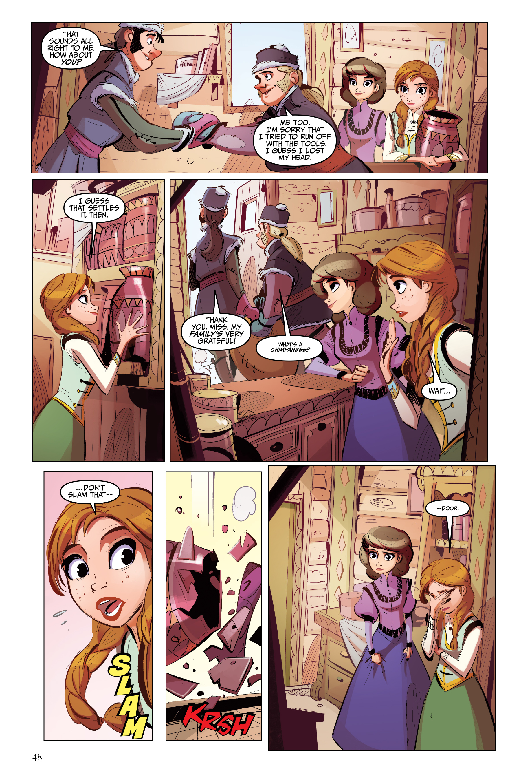 Read online Disney Frozen: Breaking Boundaries comic -  Issue # _TPB - 48