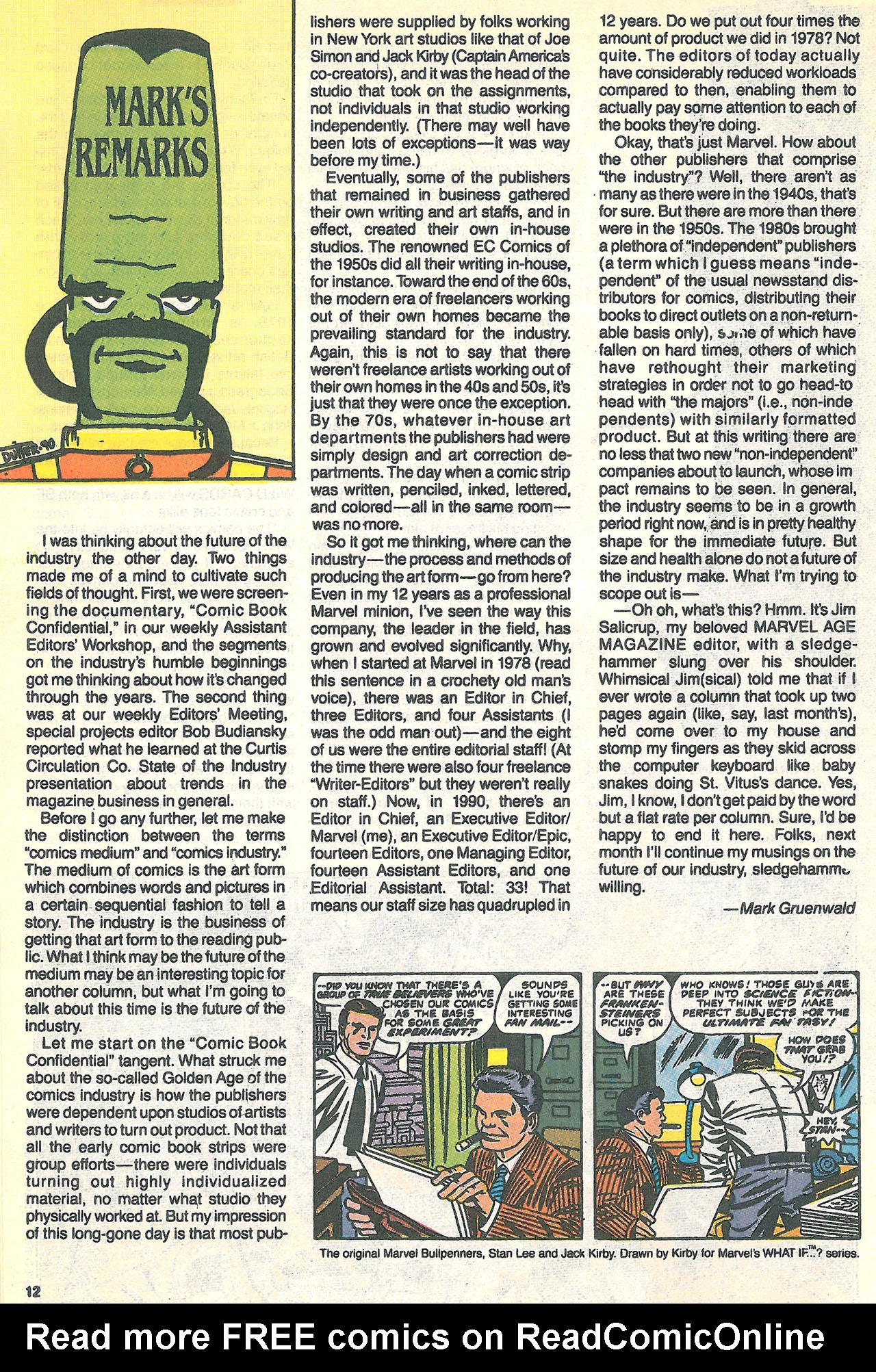 Read online Marvel Age comic -  Issue #91 - 14